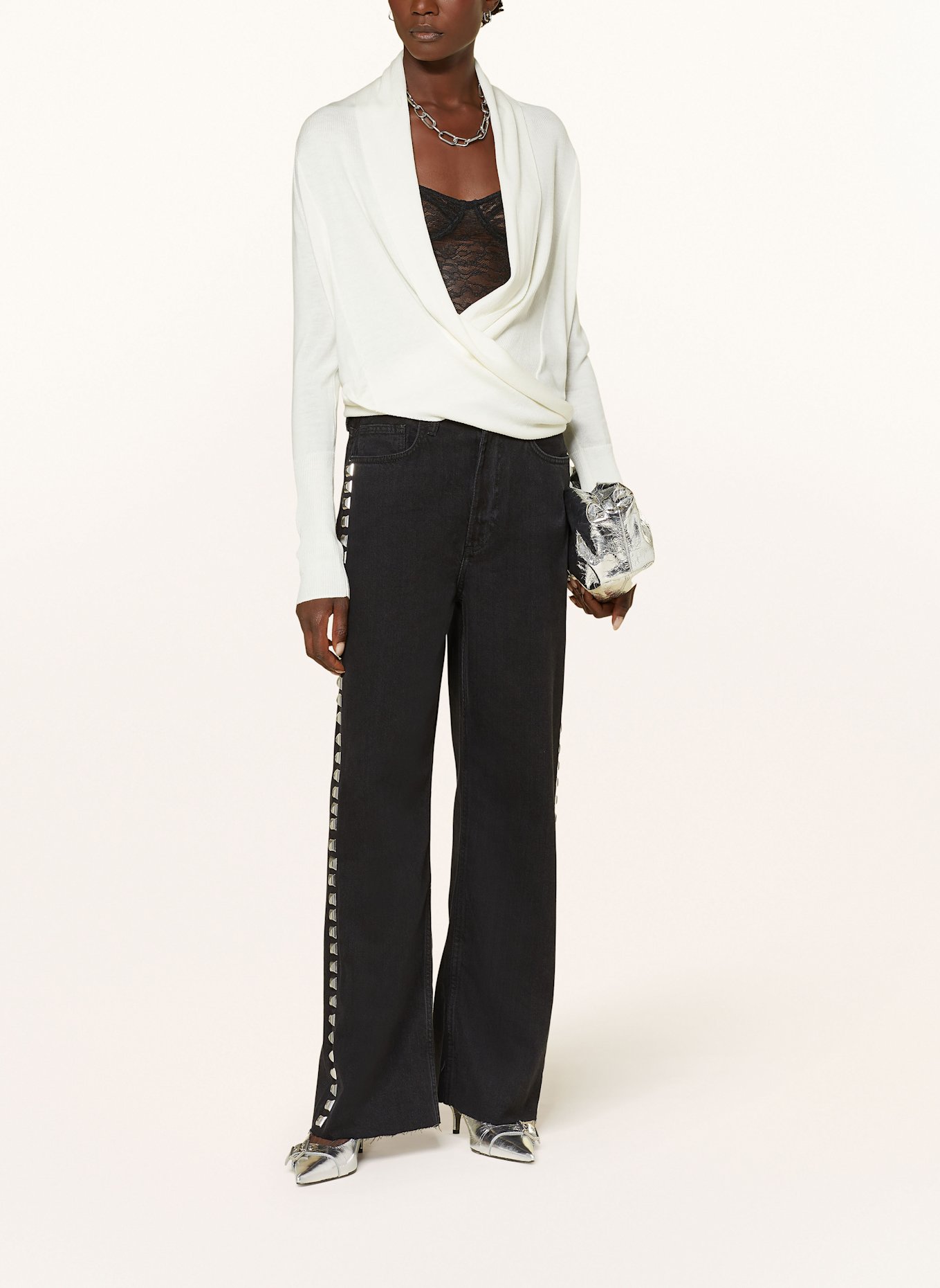 ALLSAINTS Strickhülle WASSON: ECRU