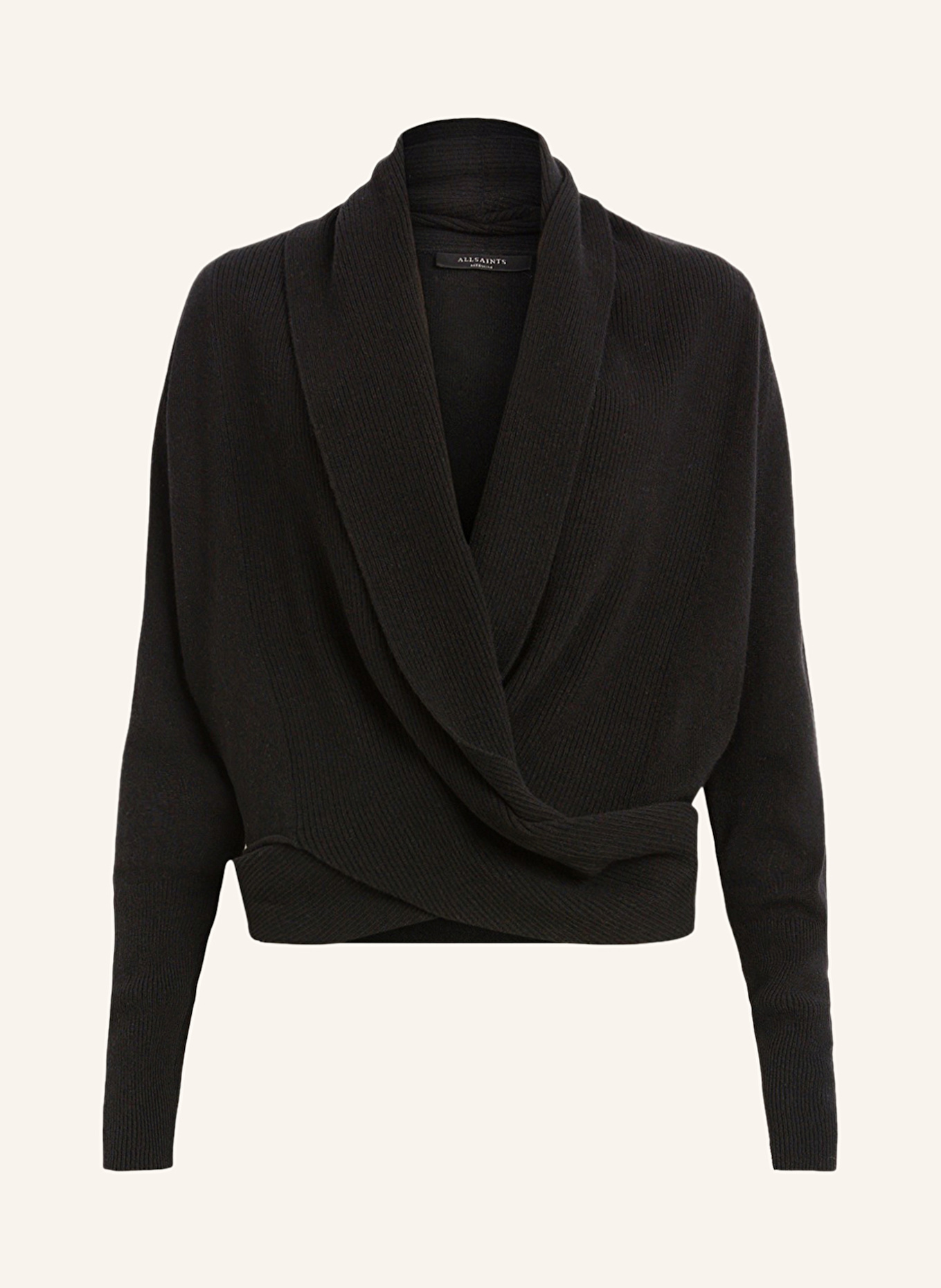 ALLSAINTS Strickhülle WASSON: SCHWARZ