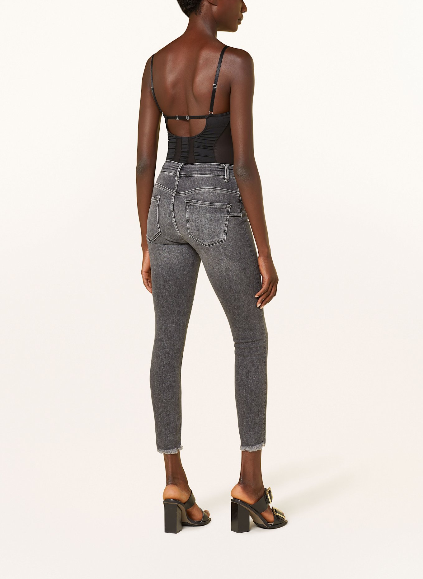 ALLSAINTS Skinny jeans MILLER PUSH UP: GRAY