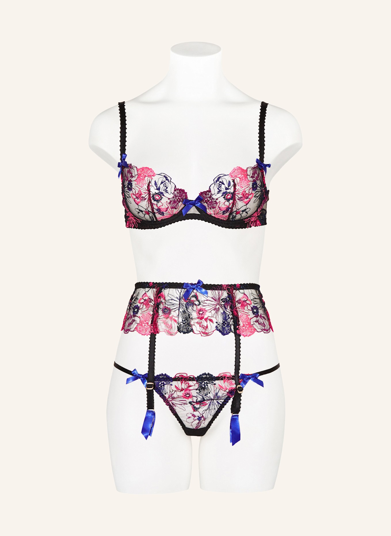 Agent Provocateur Bügel-BH ZURI: SCHWARZ/ ROT/ BLAU
