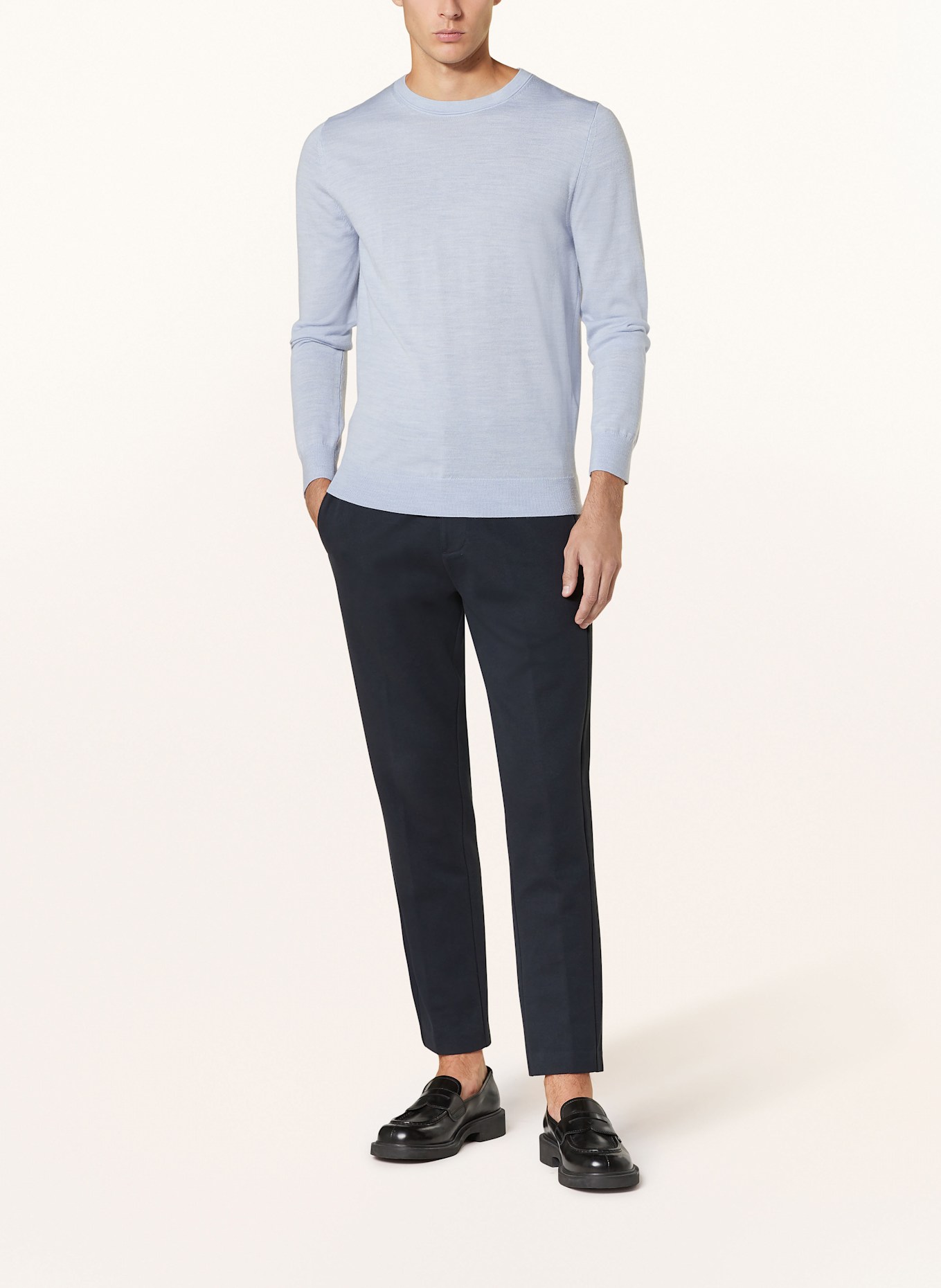 REISS Pullover WESSEX aus Merinowolle, Farbe: HELLBLAU (Bild 2)