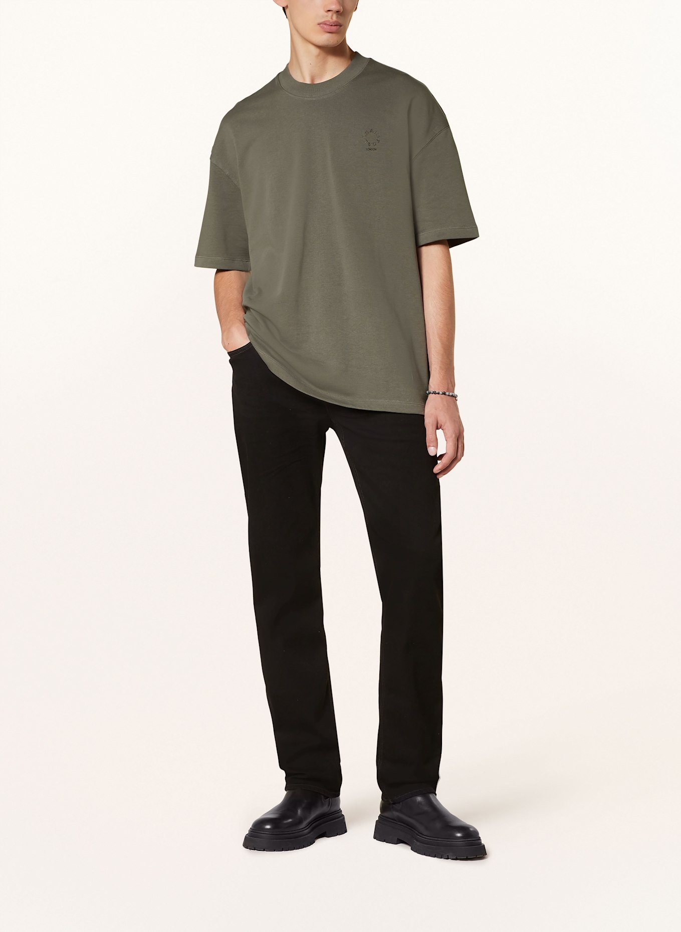 ALLSAINTS T-Shirt HAVEN, Farbe: KHAKI (Bild 2)