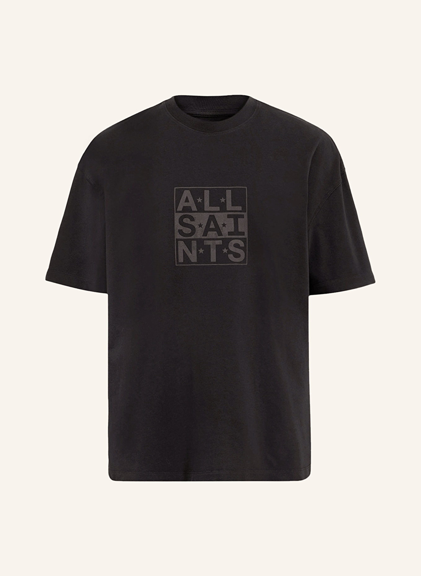 ALLSAINTS T-Shirt BELOW, Farbe: SCHWARZ (Bild 1)