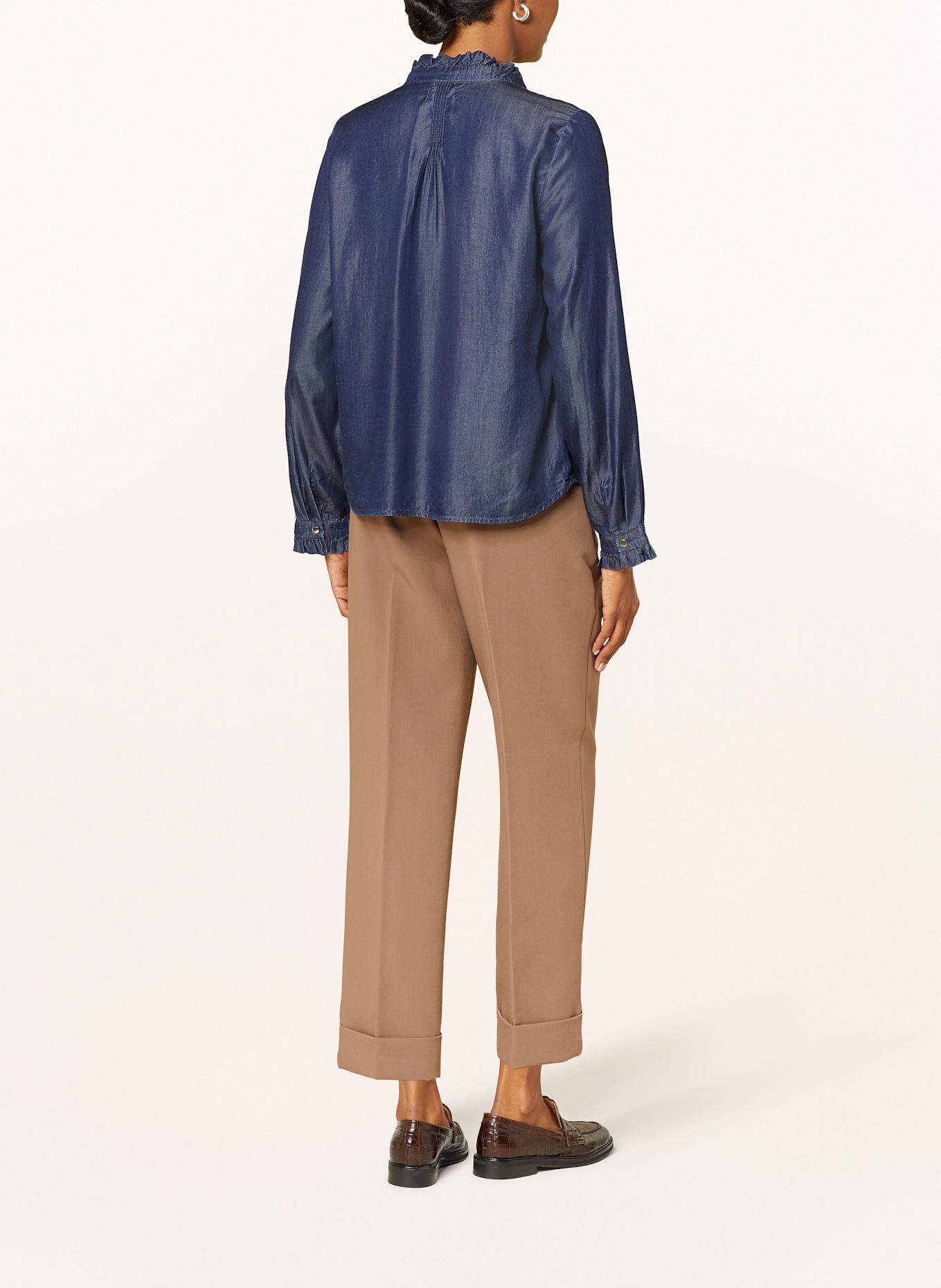 s.Oliver BLACK LABEL Bluse in Jeansoptik: DUNKELBLAU