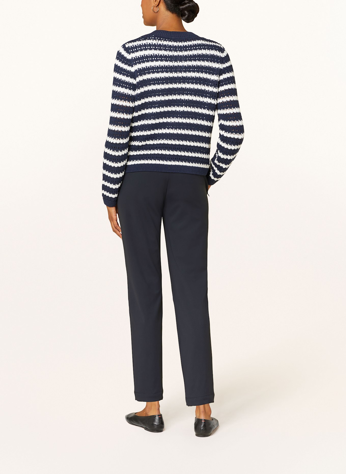 s.Oliver BLACK LABEL Trousers: DARK BLUE