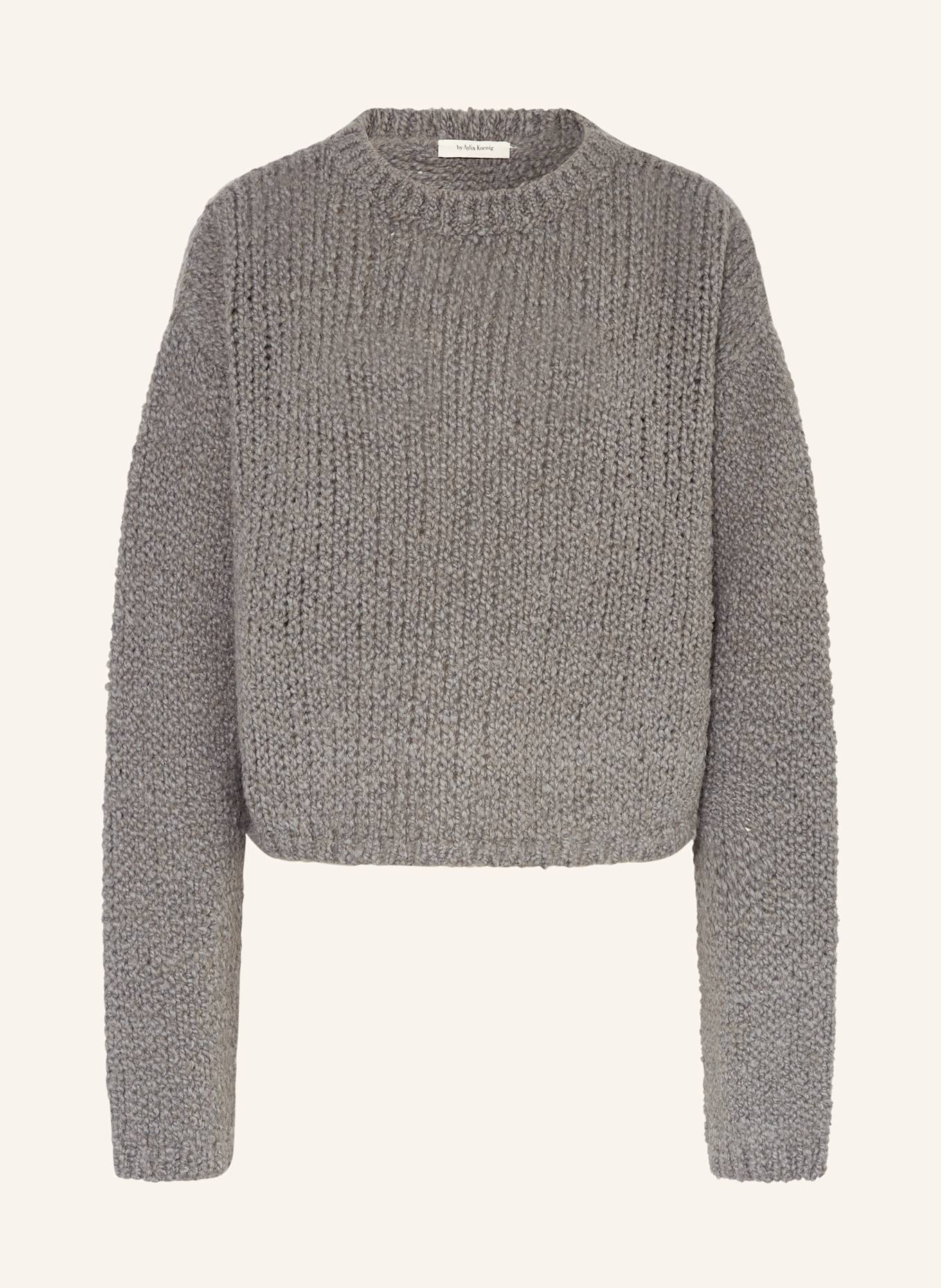 by Aylin Koenig Pullover MILLE mit Alpaka: GRAU