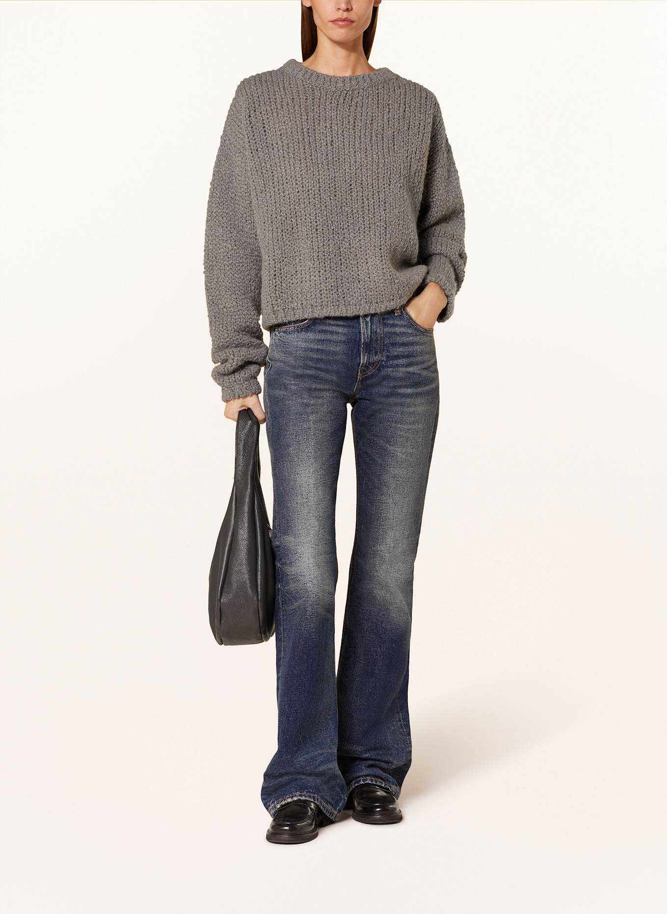 by Aylin Koenig Pullover MILLE mit Alpaka: GRAU