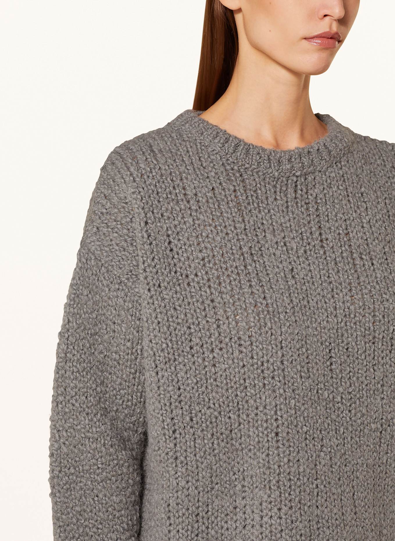 by Aylin Koenig Pullover MILLE mit Alpaka: GRAU