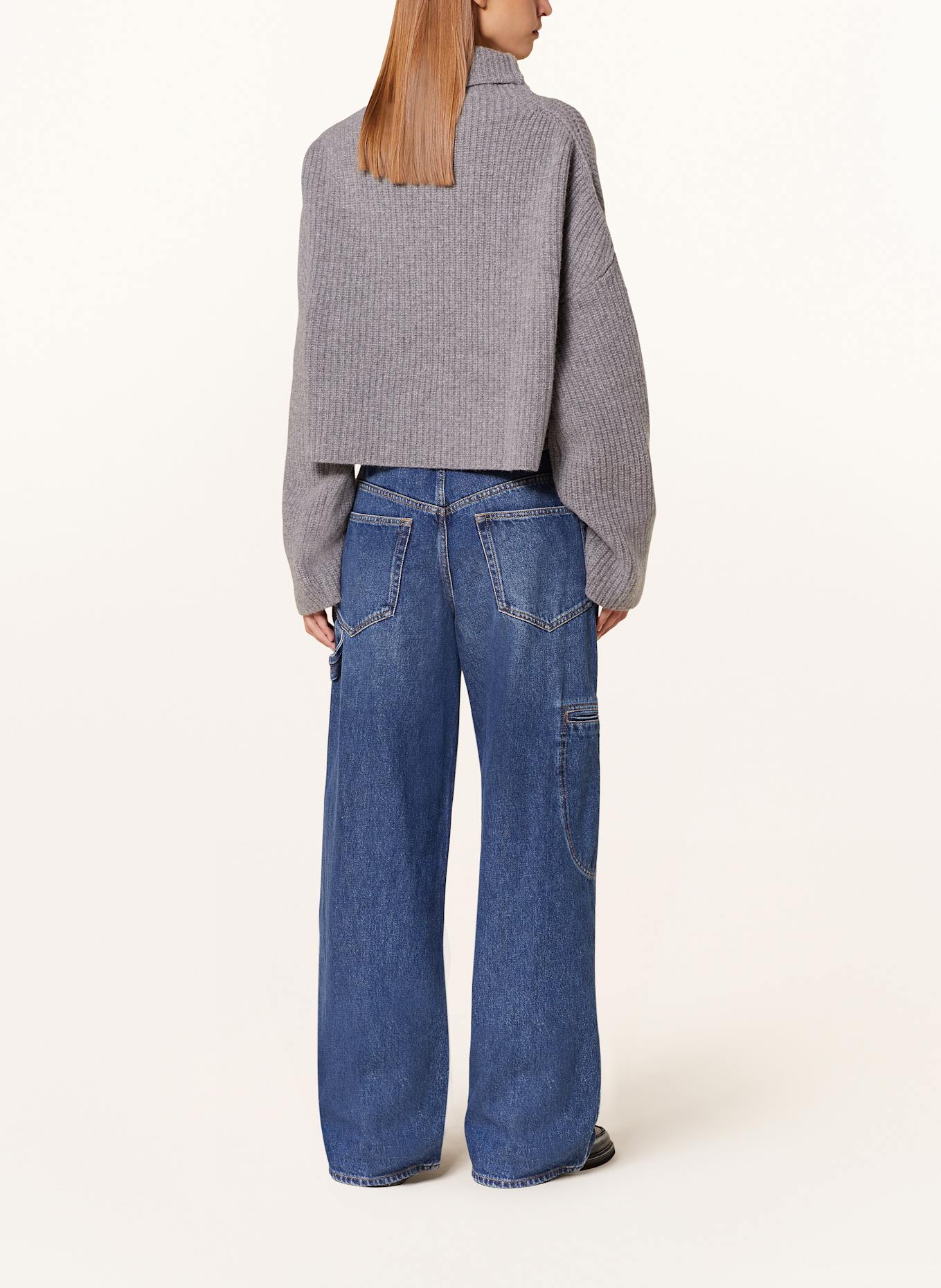 by Aylin Koenig CARLOTTA turtleneck sweater: GRAY
