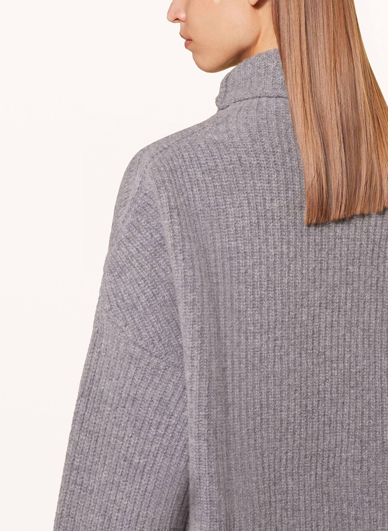 by Aylin Koenig CARLOTTA turtleneck sweater: GRAY