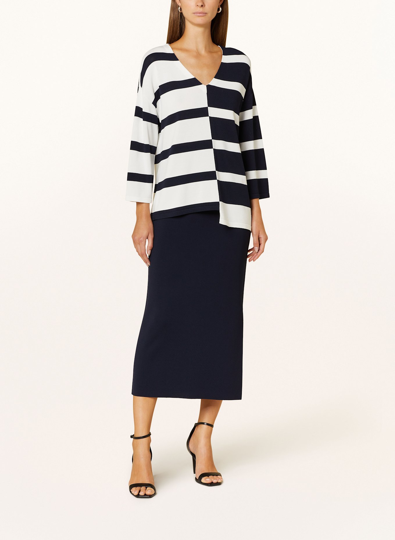 Joseph Ribkoff pull: BLEU FONCÉ / ÉCRU