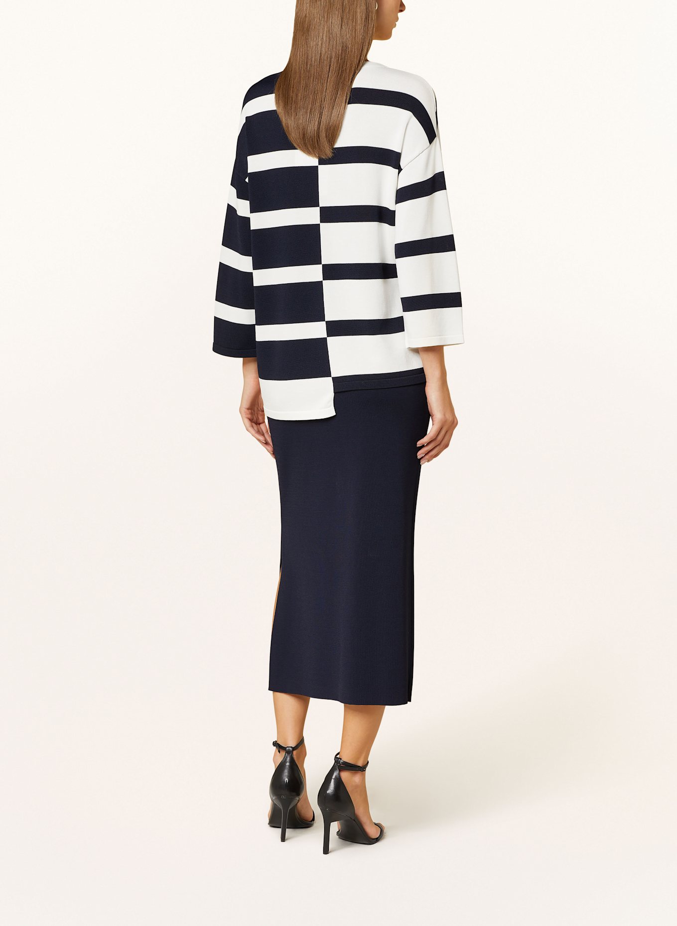 Joseph Ribkoff pull: BLEU FONCÉ / ÉCRU