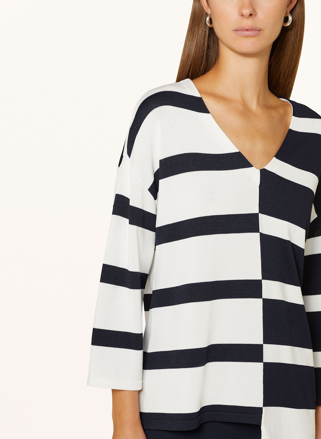 Joseph Ribkoff pull: BLEU FONCÉ / ÉCRU