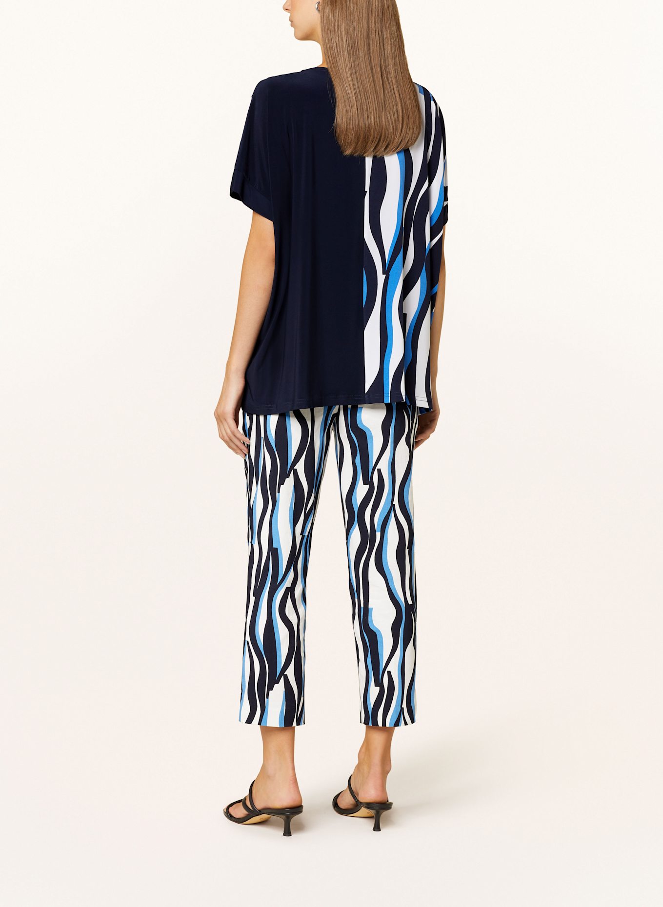 Joseph Ribkoff Blusenshirt: DUNKELBLAU / BLAU / WEISS