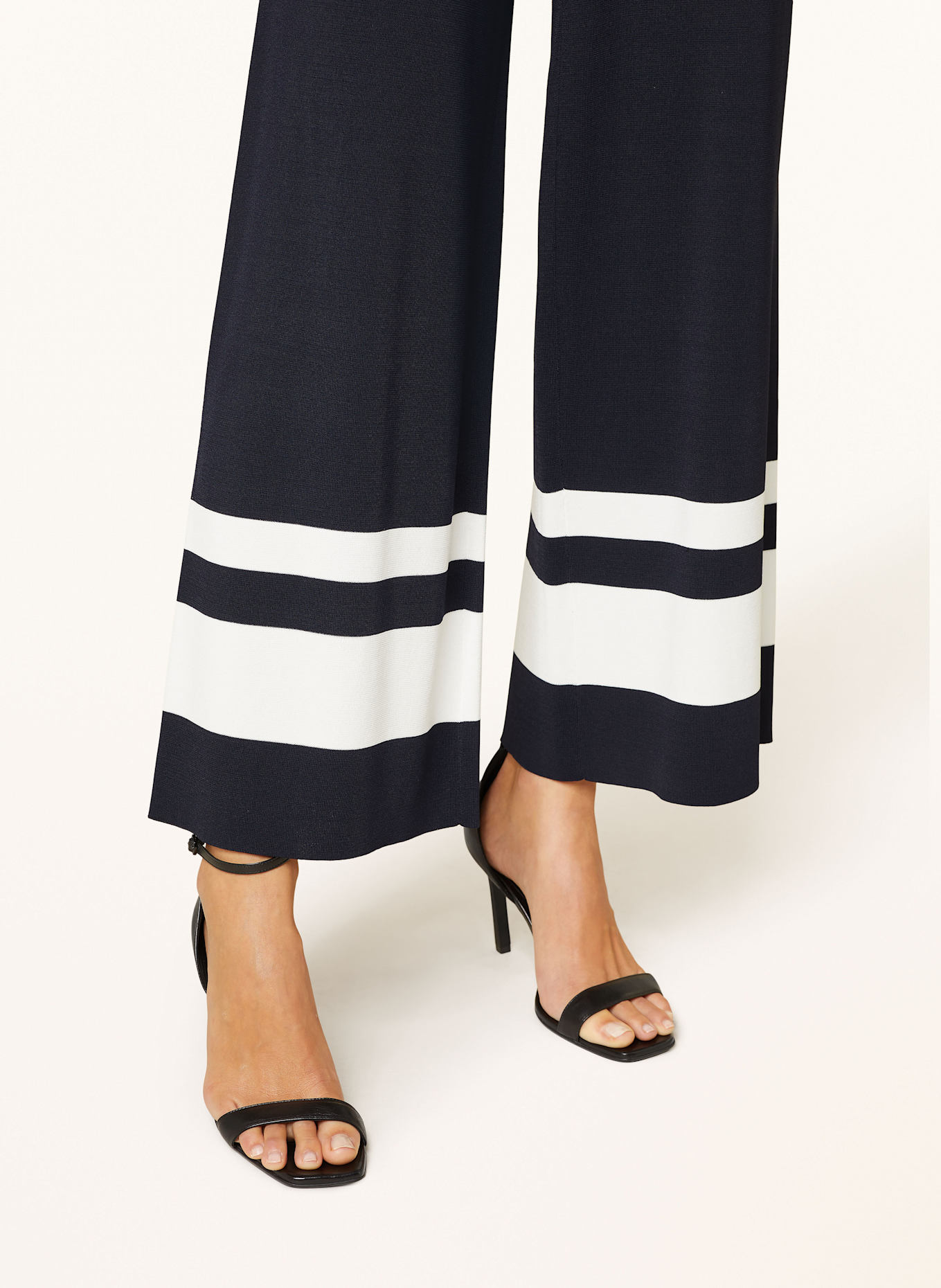 Joseph Ribkoff Strick-Culotte: DUNKELBLAU / WEISS