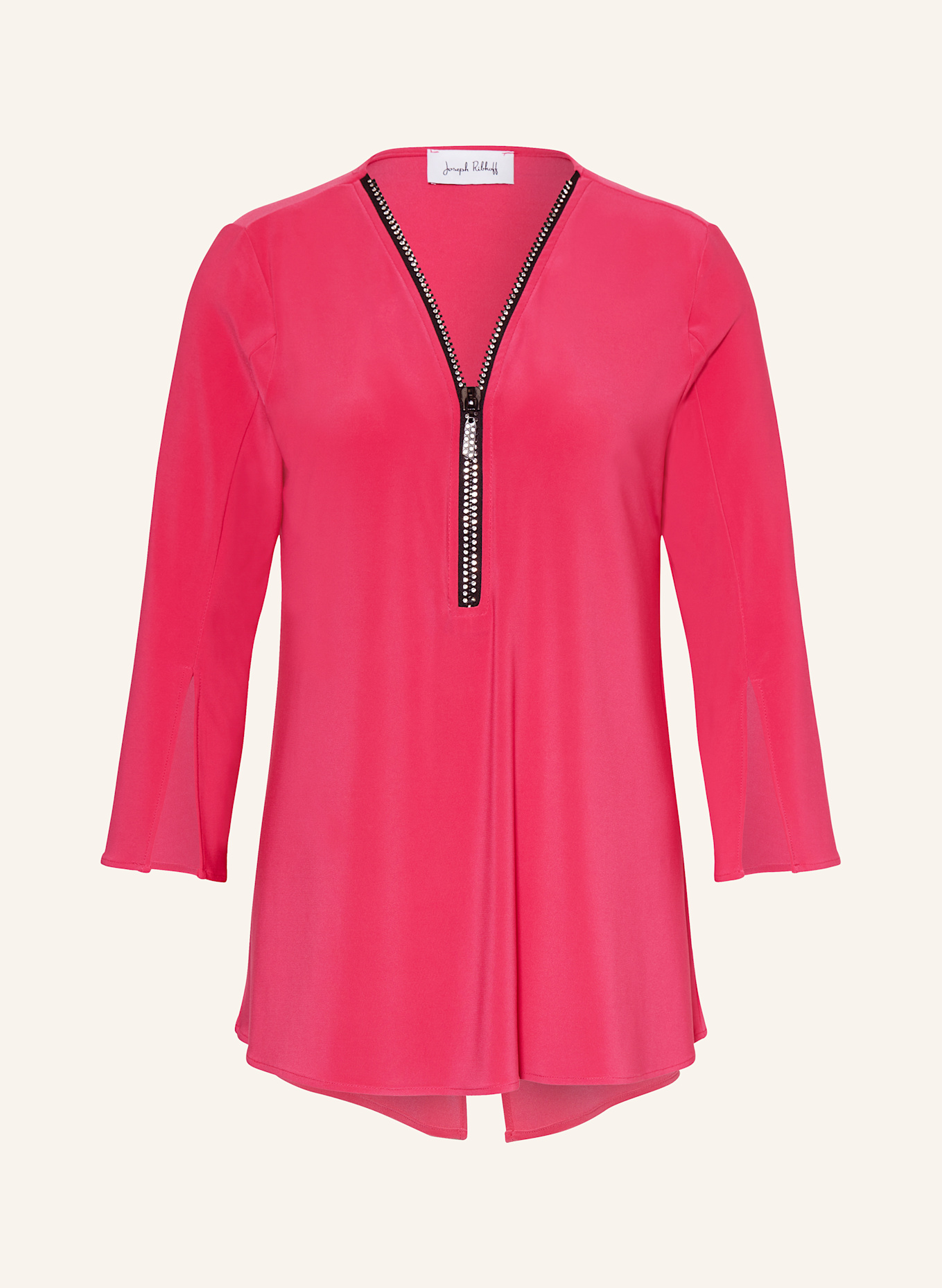 Joseph Ribkoff Blusenshirt mit 3/4-Arm und Schmucksteinen: PINK