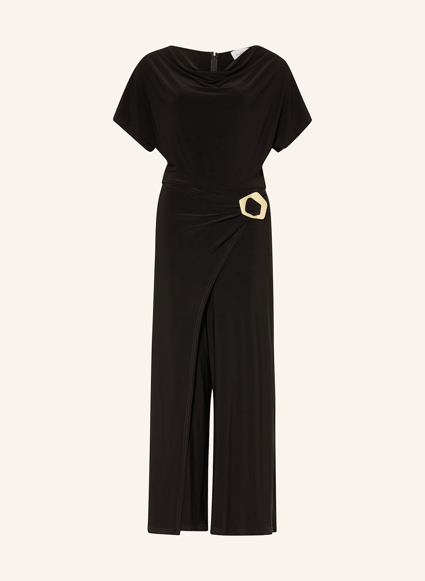 Joseph Ribkoff Jumpsuit in Wickeloptik: SCHWARZ