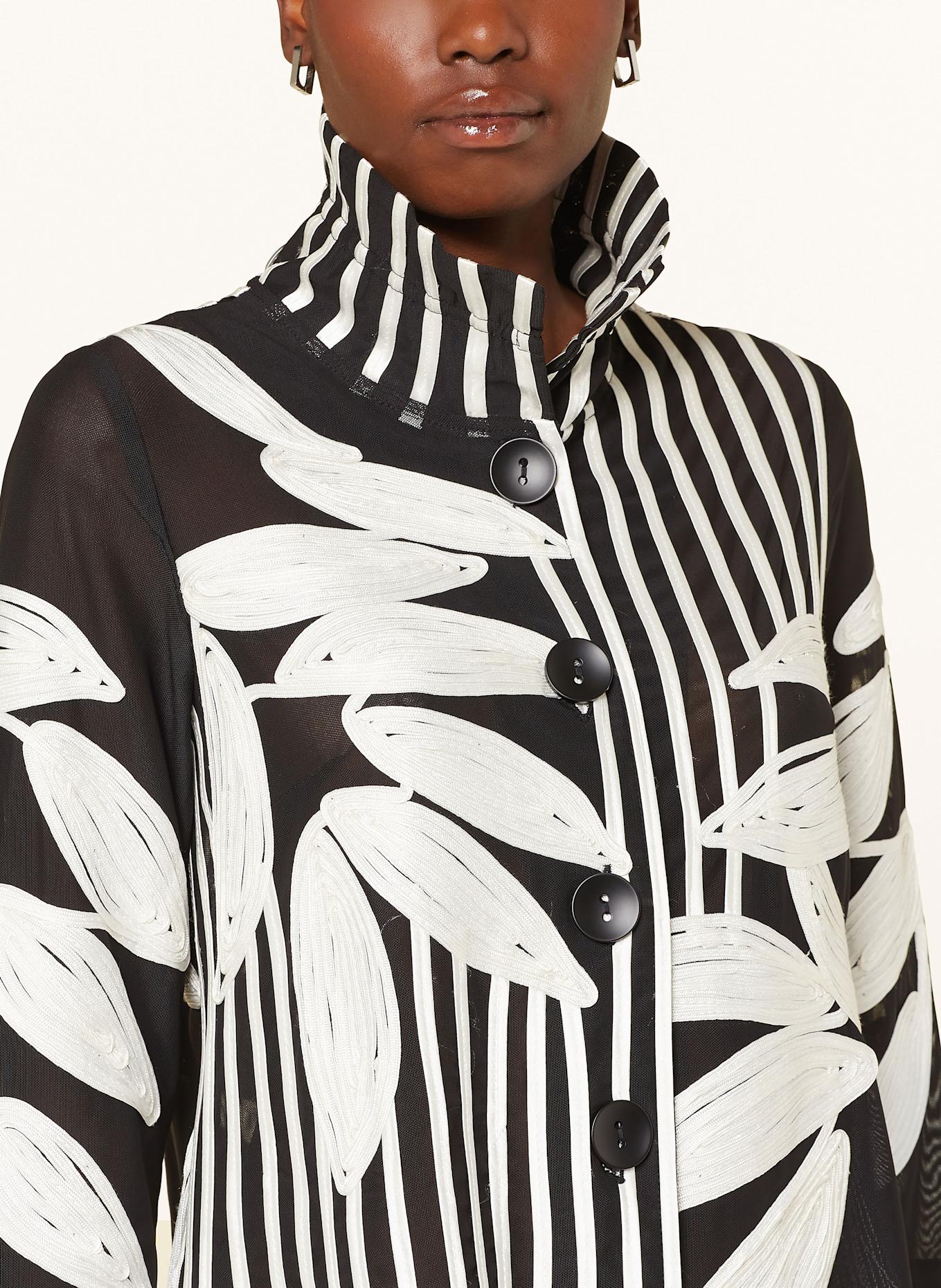 Joseph Ribkoff Bluse mit 3/4-Arm: SCHWARZ / WEISS