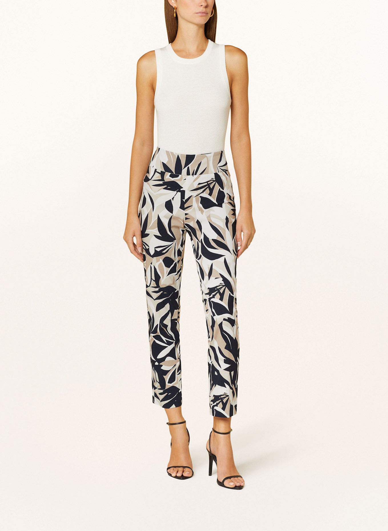 Joseph Ribkoff Hose: WEISS / BEIGE / DUNKELBLAU