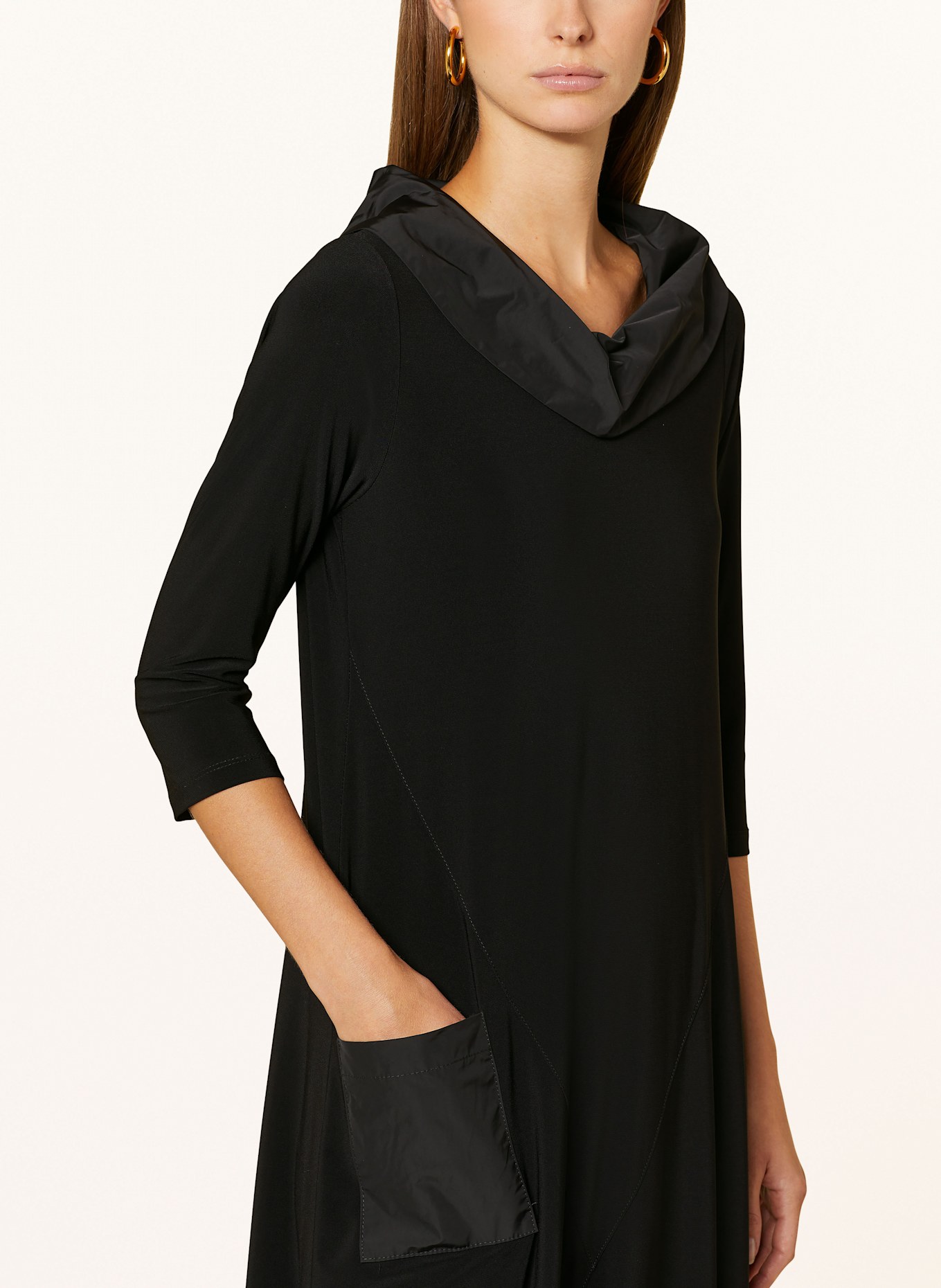 Joseph Ribkoff Kleid mit 3/4-Arm: SCHWARZ