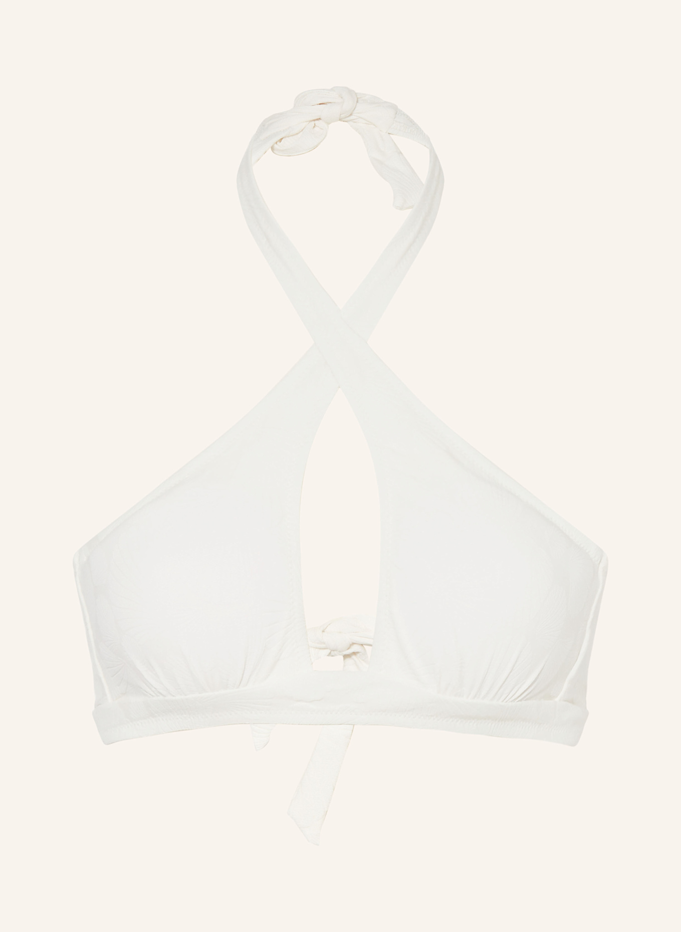 watercult Neckholder-Bikini-Top COASTAL DAYDREAM: ECRU