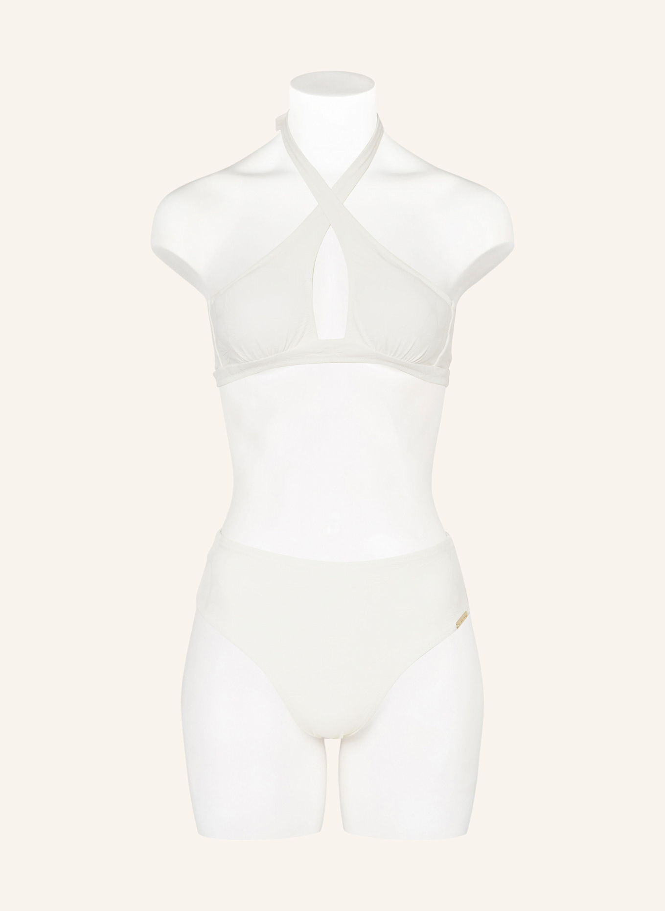 watercult Neckholder-Bikini-Top COASTAL DAYDREAM: ECRU