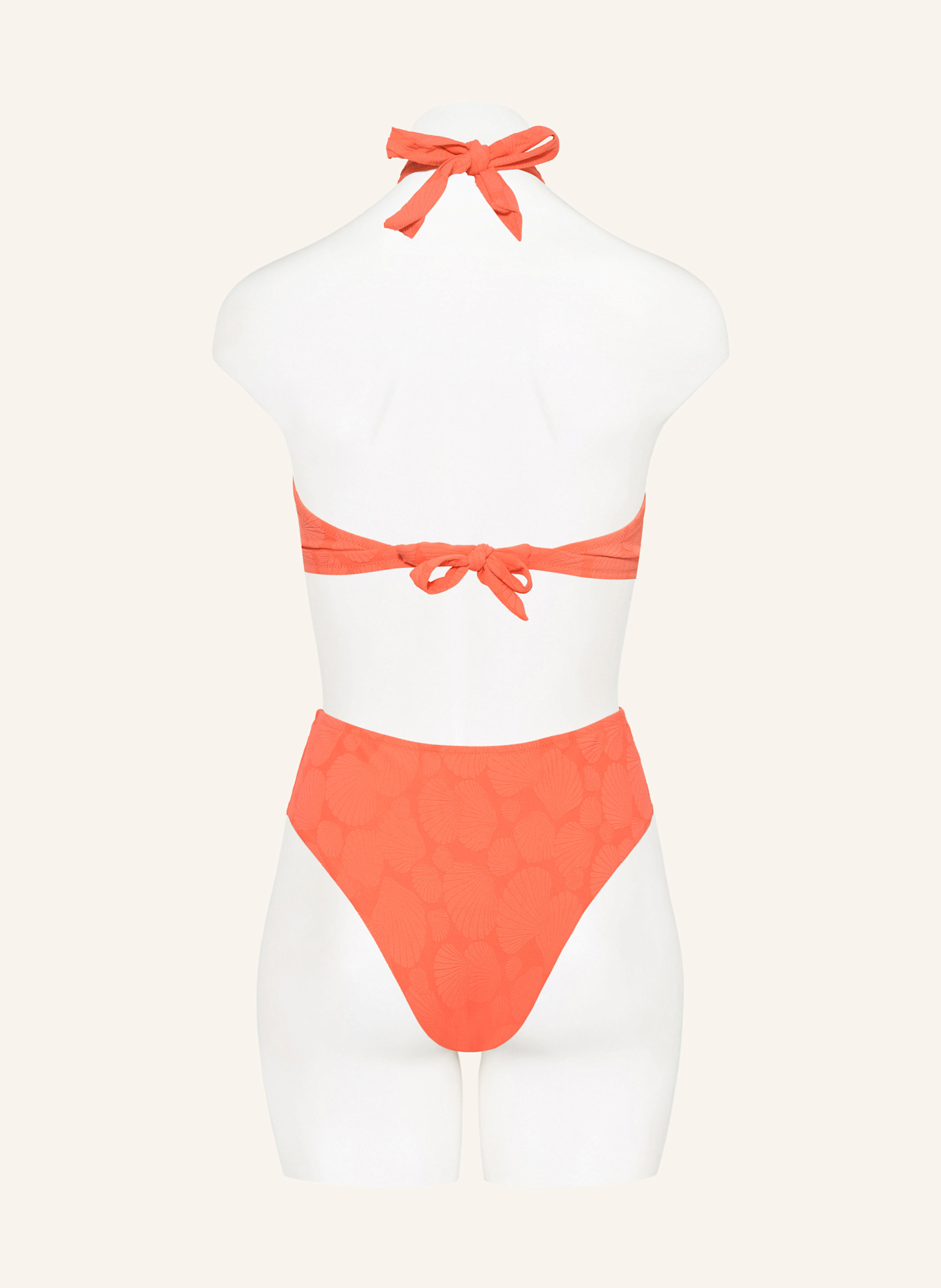 watercult Neckholder-Bikini-Top COASTAL DAYDREAM: HELLROT