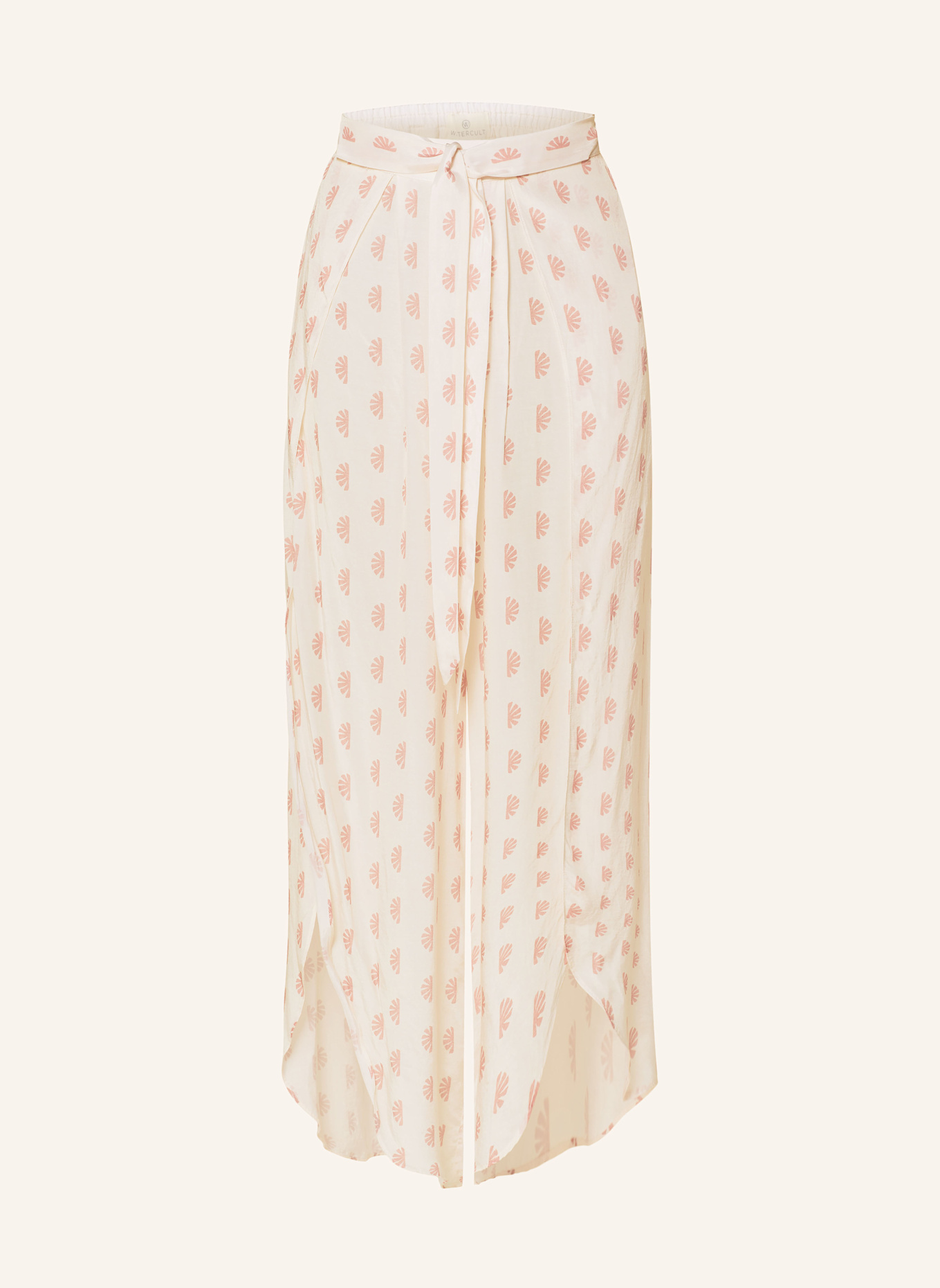 watercult SWIM SPARKLE wide leg trousers, Color: LIGHT PINK/ DUSKY PINK (Image 1)