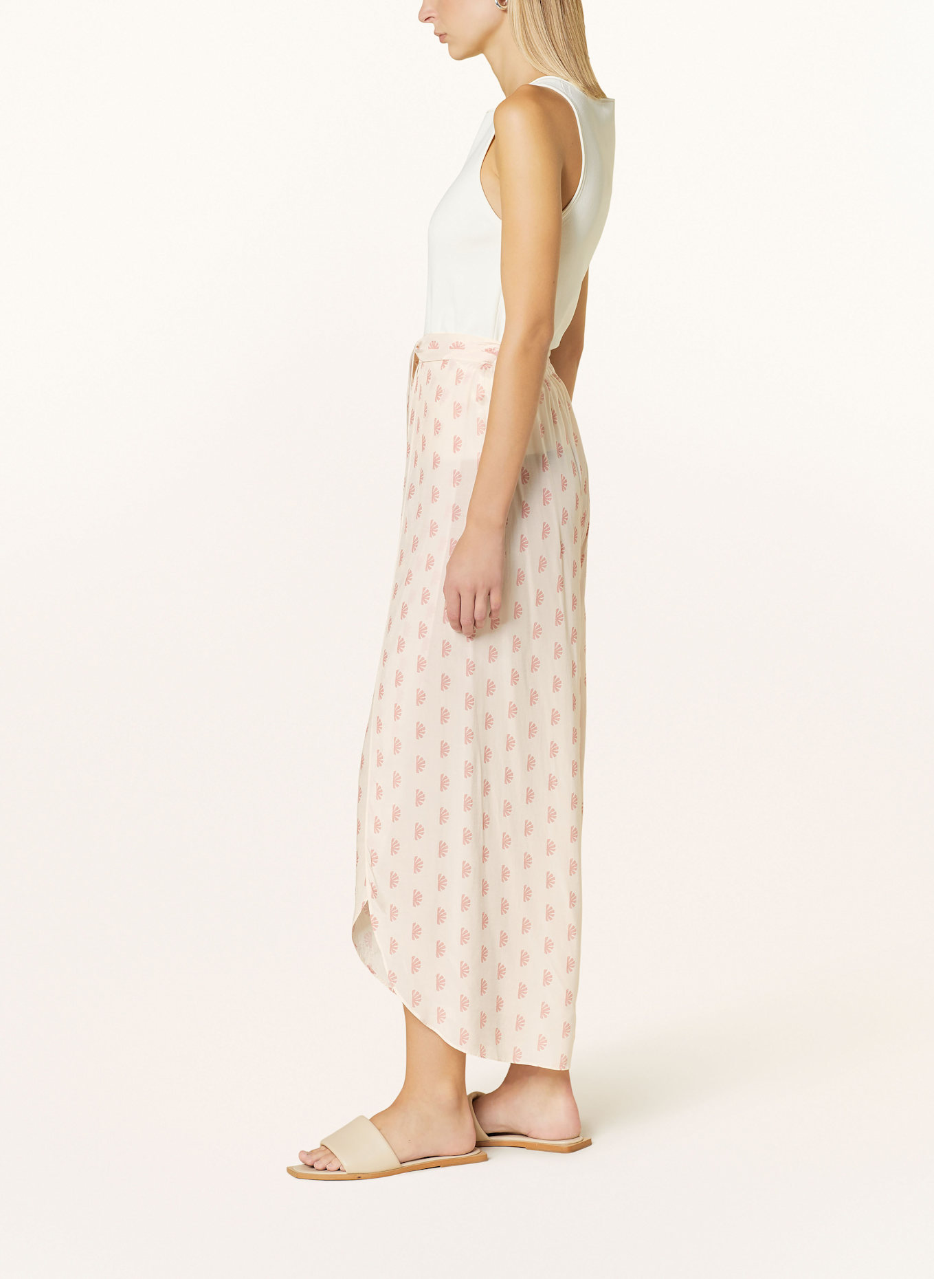 watercult SWIM SPARKLE wide leg trousers, Color: LIGHT PINK/ DUSKY PINK (Image 4)
