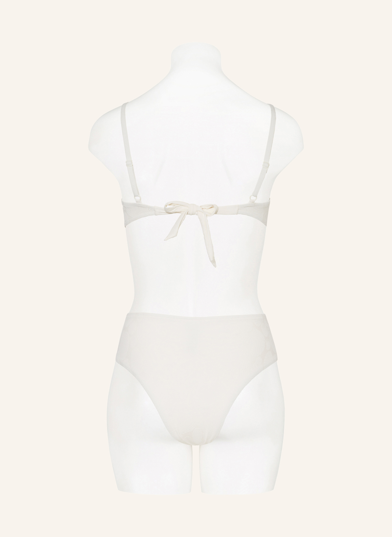 watercult COASTAL DAYDREAM bralette bikini top: ECRU