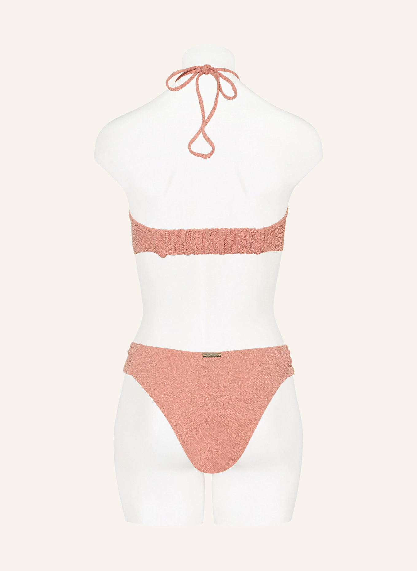 watercult Bandeau-Bikini-Top SWIM SPARKLE mit Glitzergarn: ROSÉ