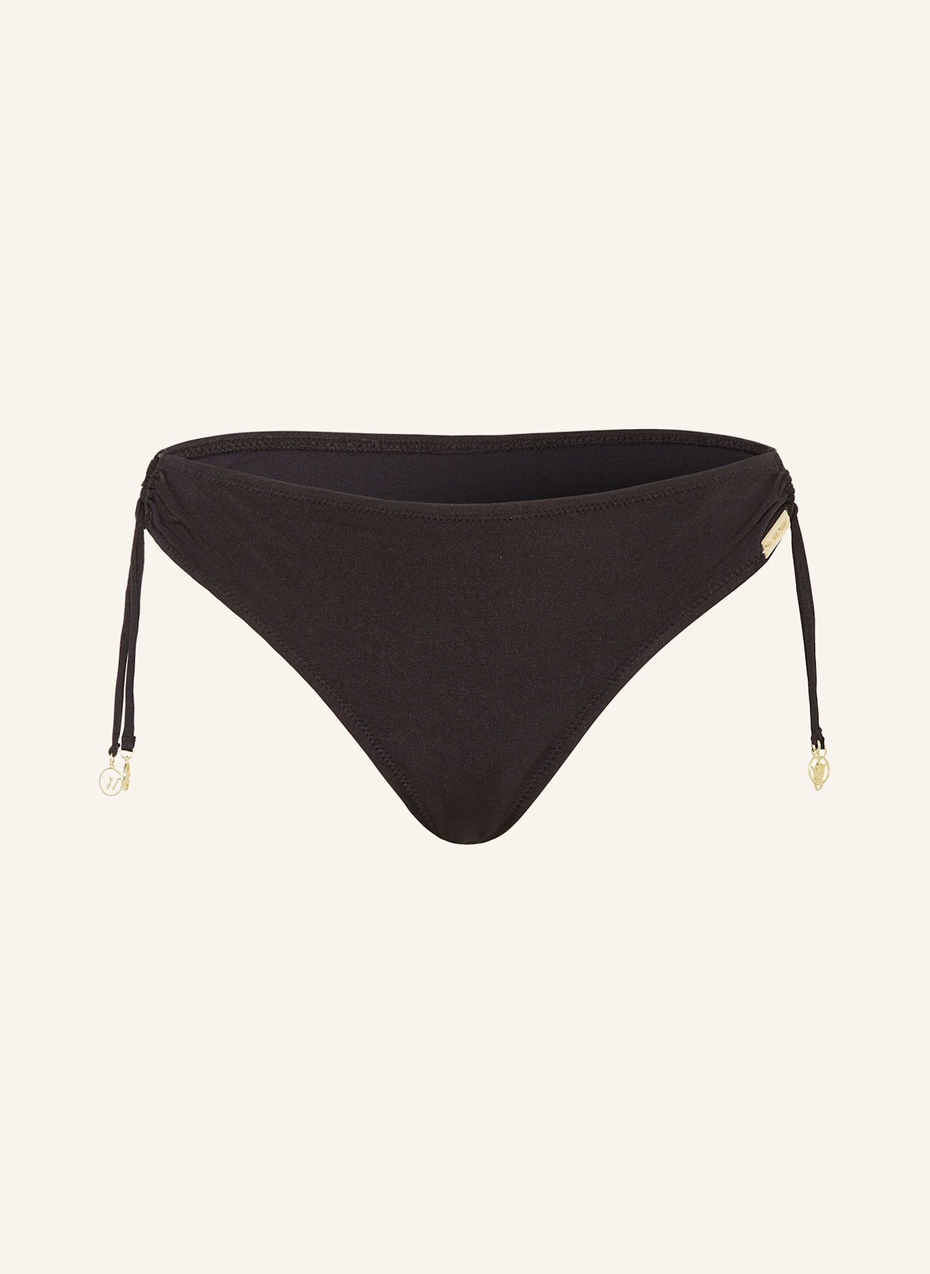 watercult SHIMMERING SOLIDS basic bikini bottoms, Color: BLACK (Image 1)