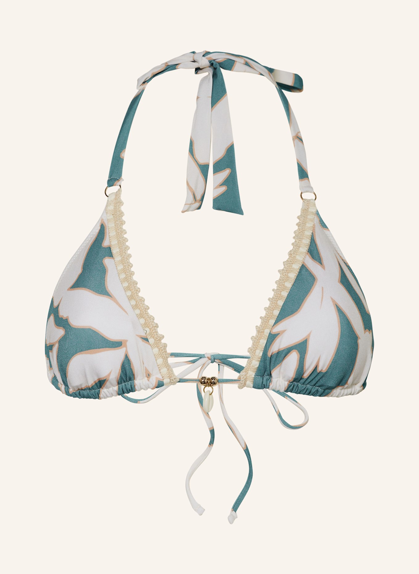 watercult FLORAL ABSTRACT triangle bikini top: in the last step at check out