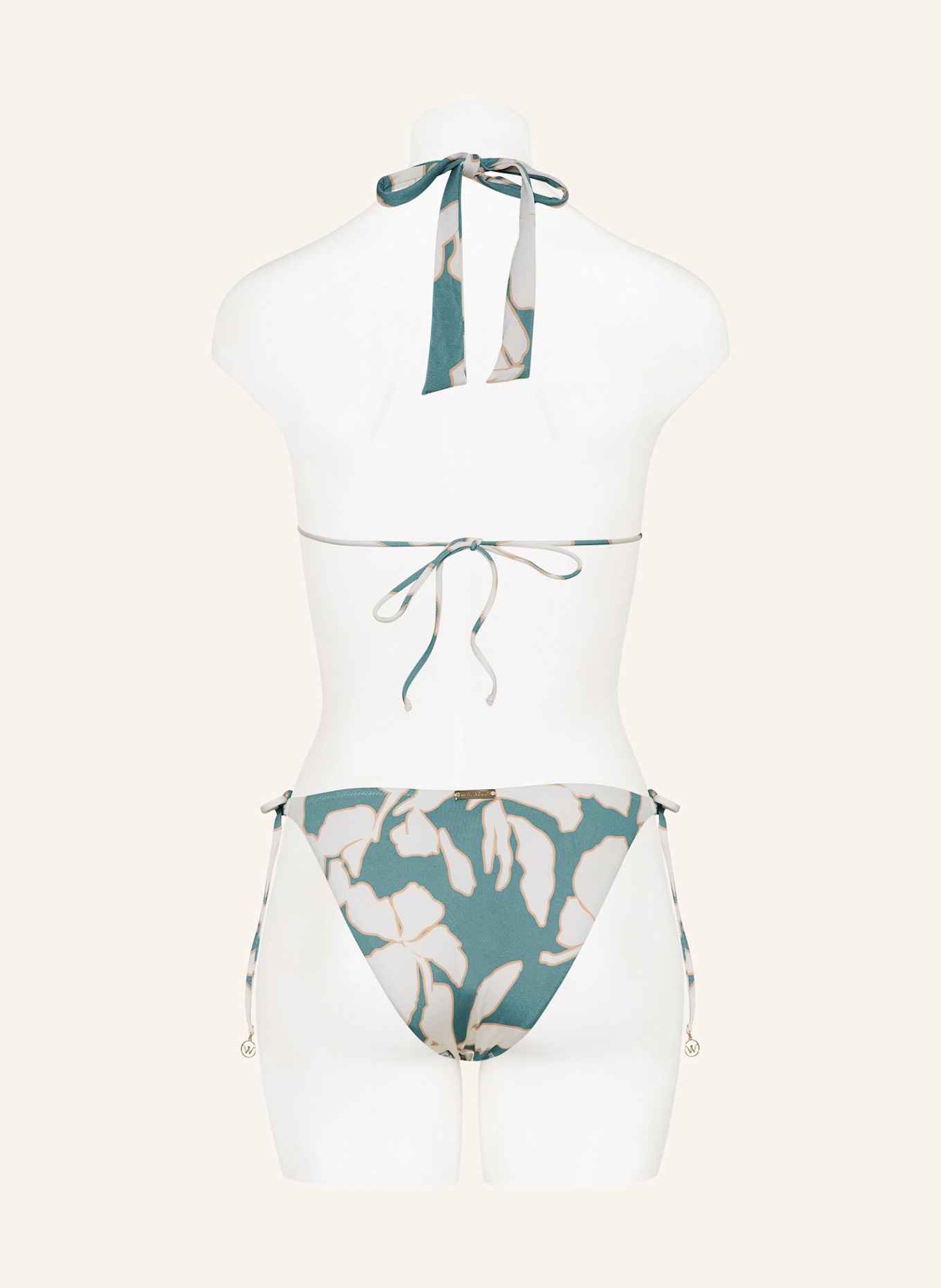 watercult FLORAL ABSTRACT triangle bikini top: in the last step at check out