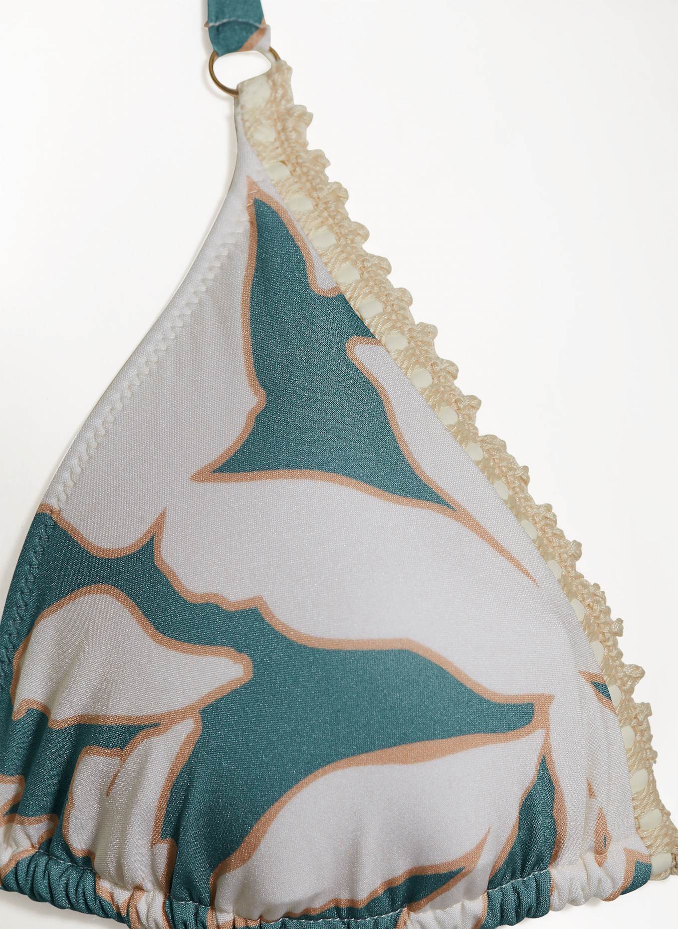 watercult FLORAL ABSTRACT triangle bikini top: in the last step at check out