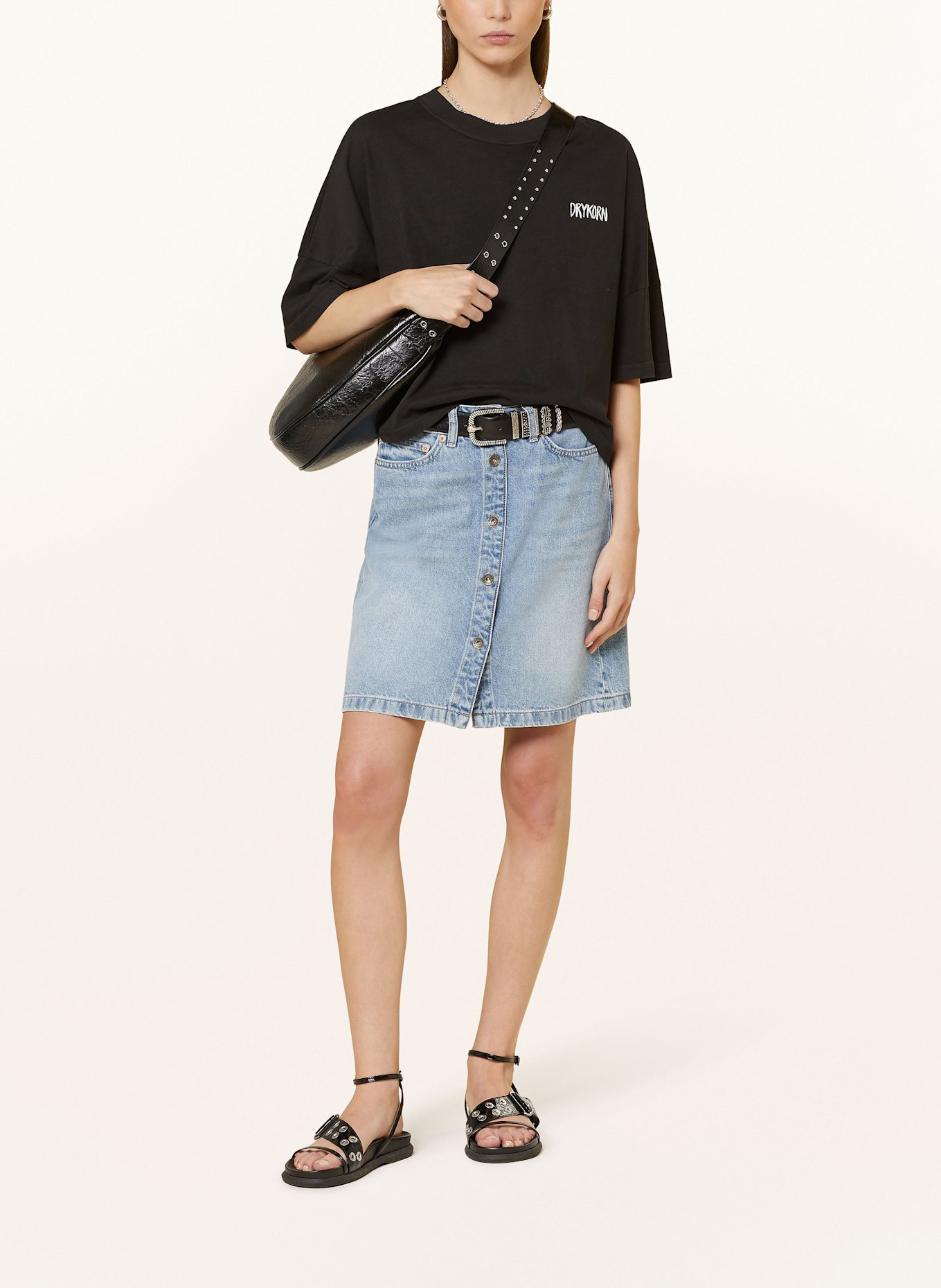 DRYKORN Jeansrock AFSON: BLAU