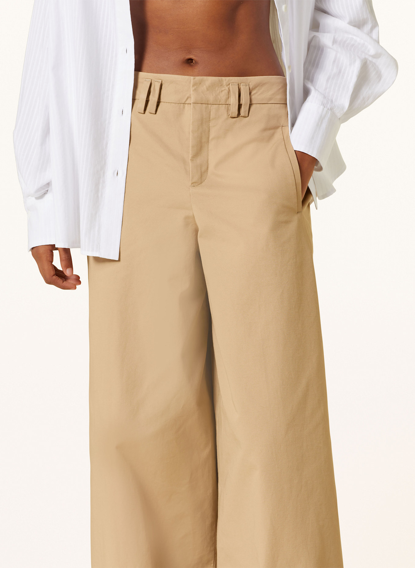 DRYKORN Marlenehose BROAD: HELLBRAUN