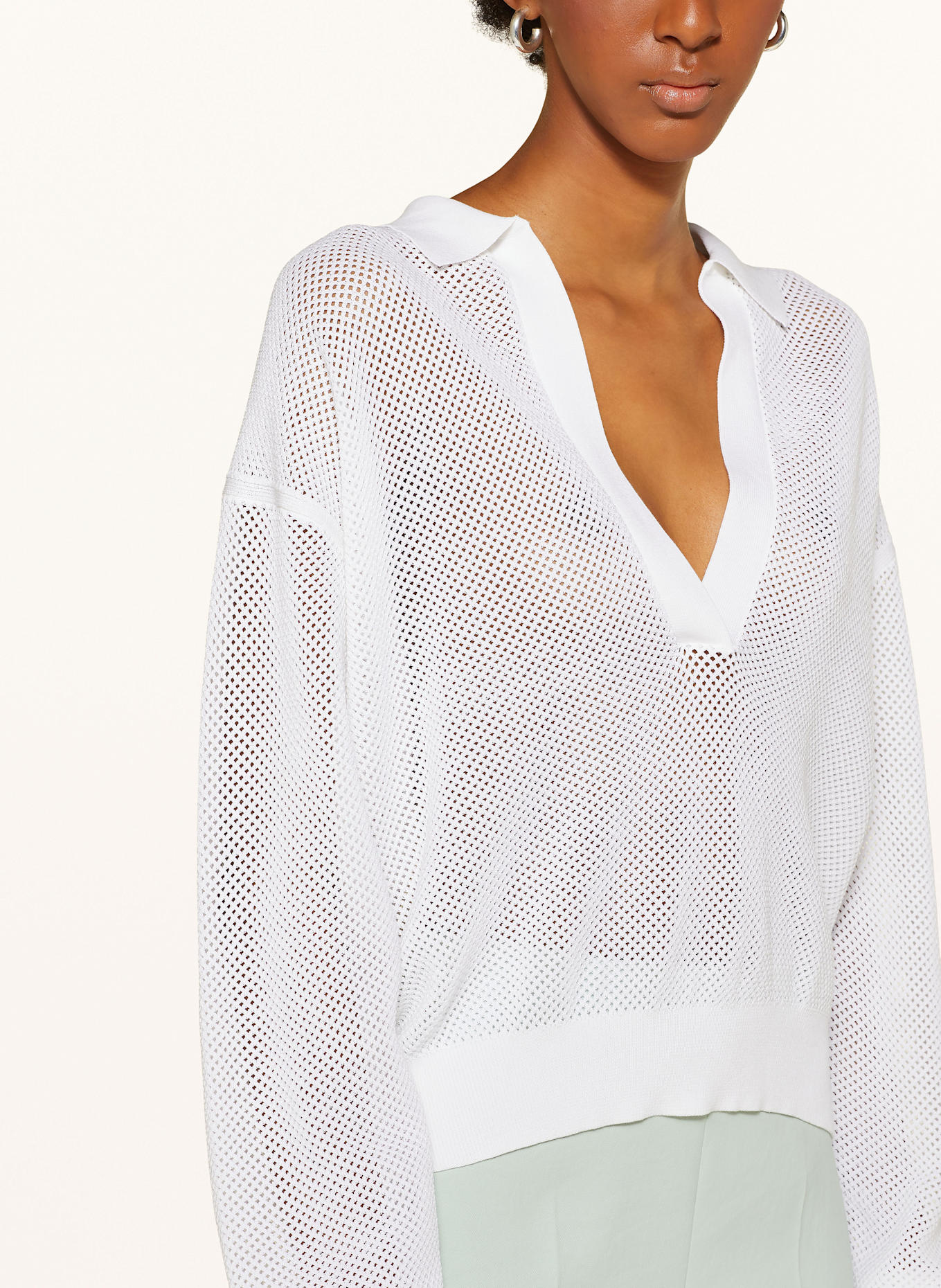 DRYKORN Pullover JORGIA: WEISS