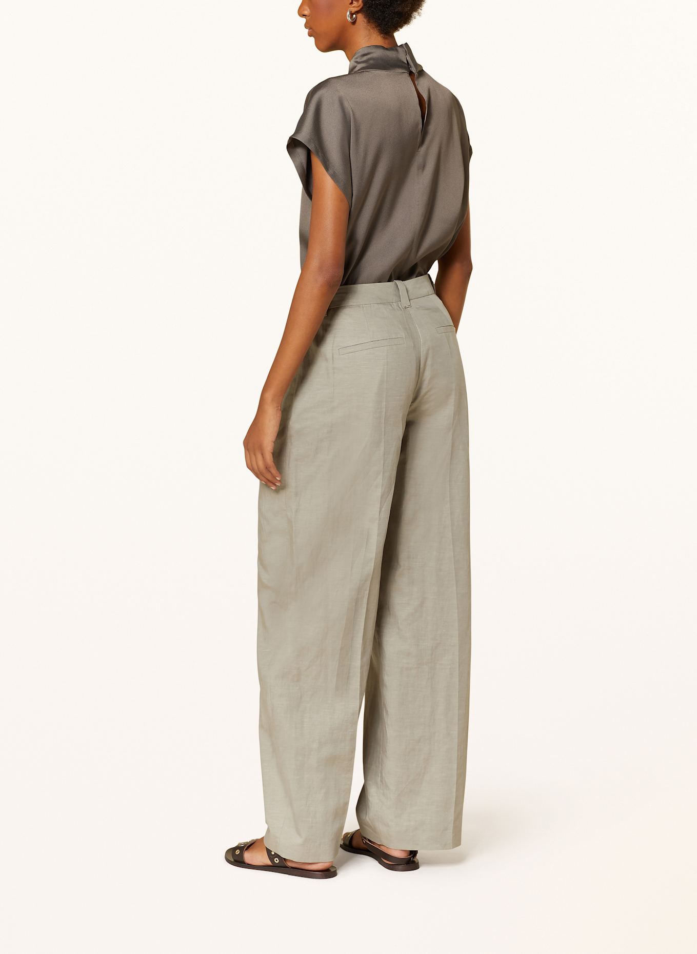 DRYKORN Marlenehose UNPACK: GRAU