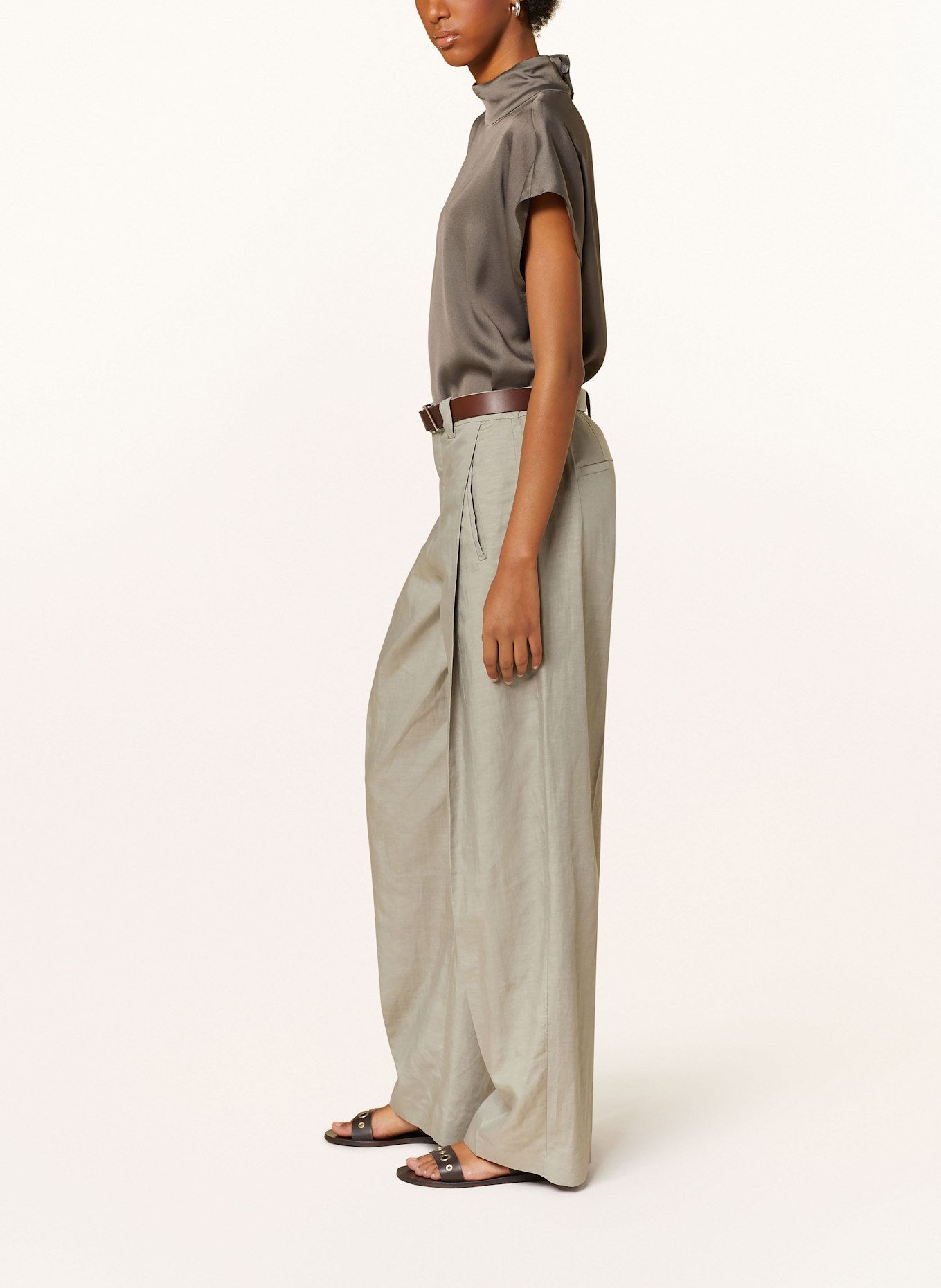 DRYKORN Marlenehose UNPACK: GRAU