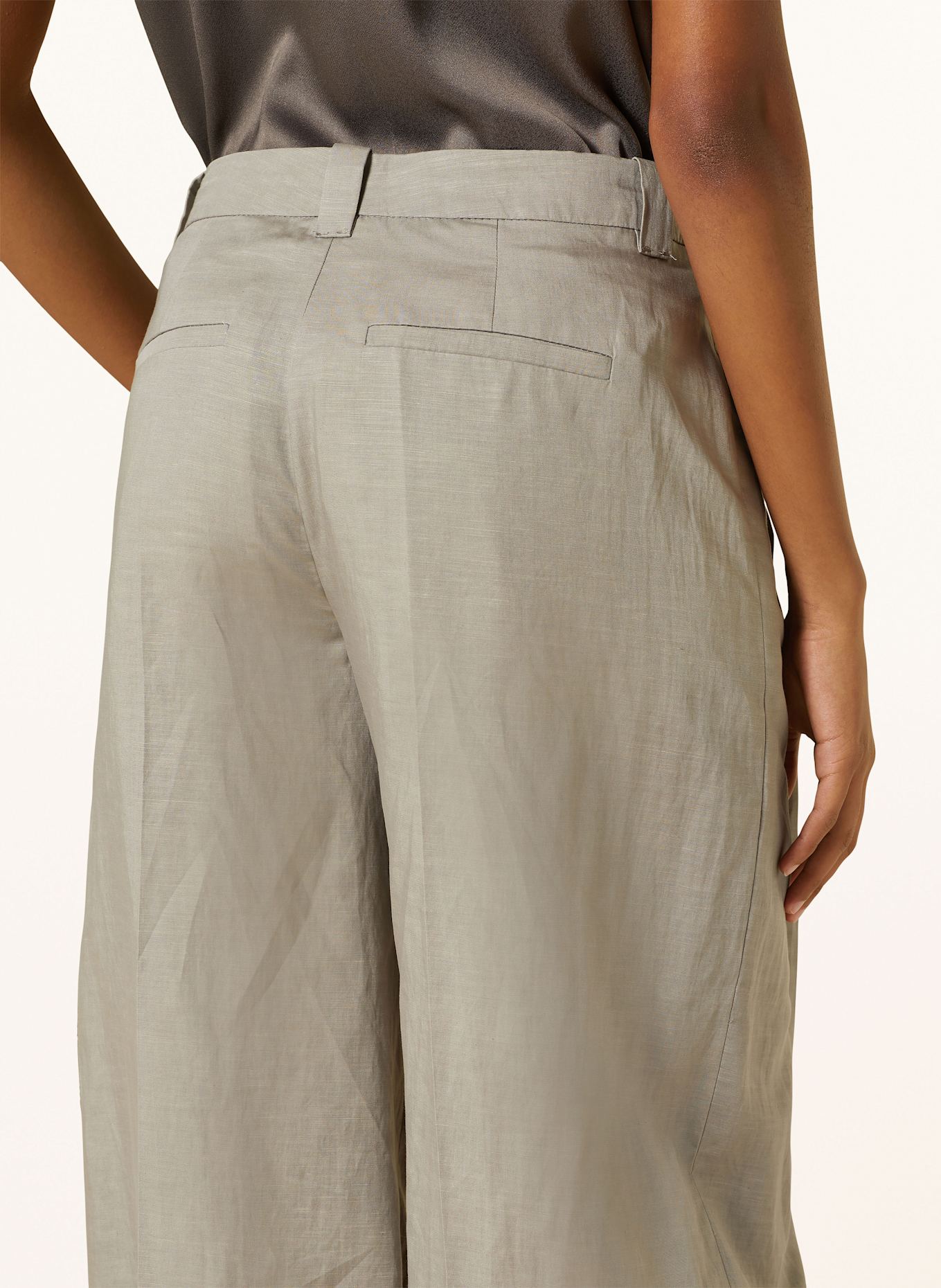 DRYKORN Marlenehose UNPACK: GRAU