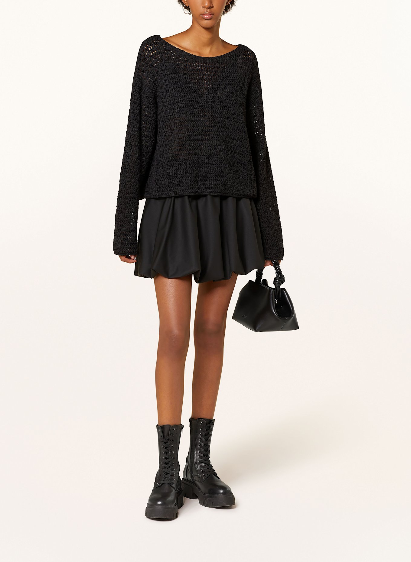 DRYKORN Pullover IMENIA: SCHWARZ