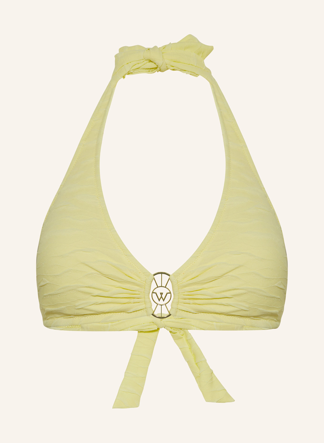 watercult Neckholder-Bikini-Top TIDAL RADIANCE: HELLGELB