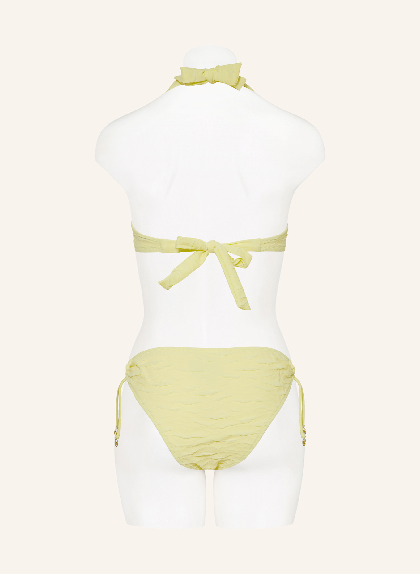 watercult Neckholder-Bikini-Top TIDAL RADIANCE: HELLGELB