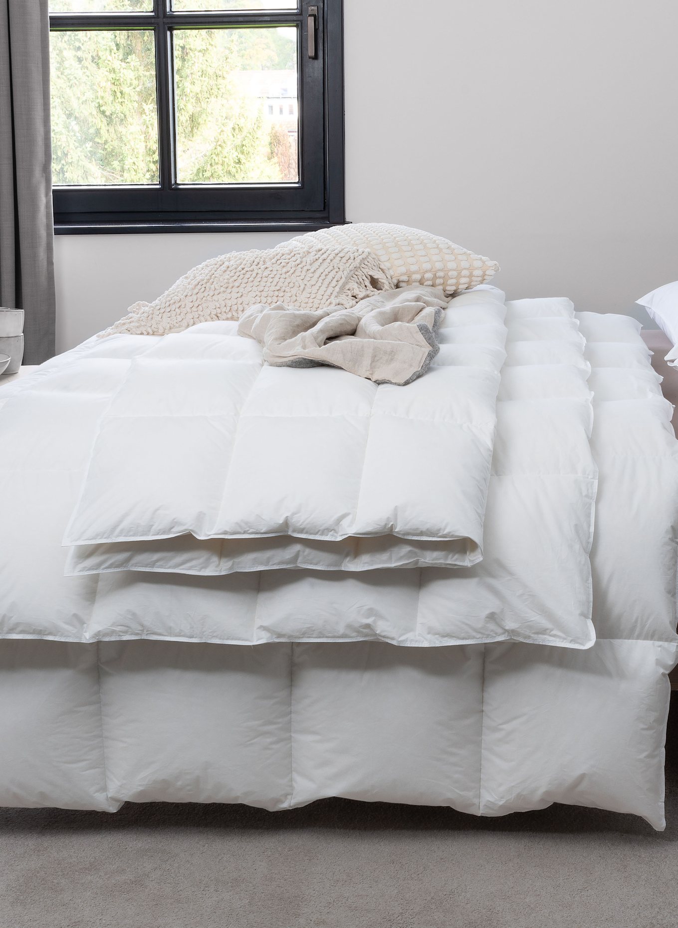 CENTA-STAR Daunendecke HEAVEN WARM: CREME