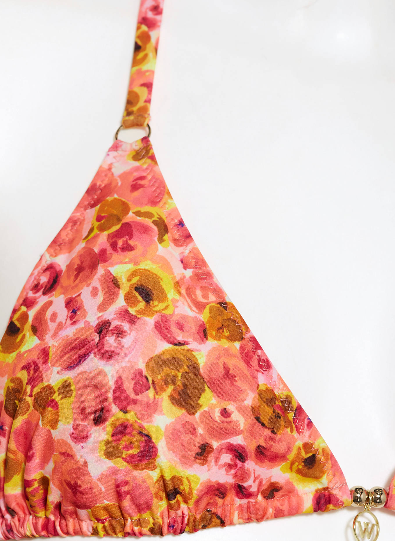 watercult Triangel-Bikini-Top EUPHORIC BLOOMWAVE: NEONPINK / NEONORANGE / GELB