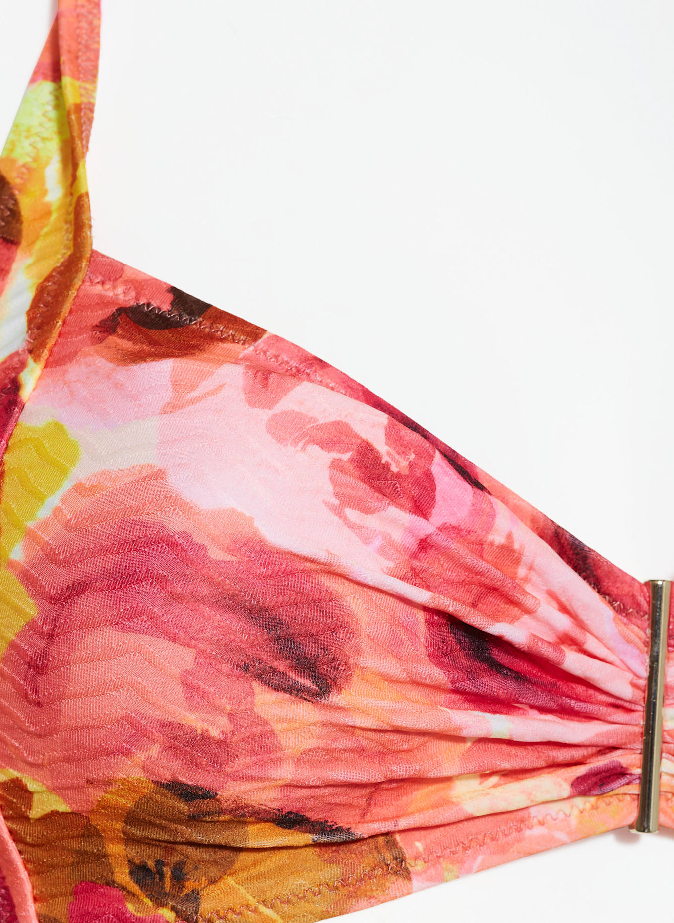 watercult Neckholder-Bikini-Top EUPHORIC BLOOMWAVE: NEONPINK/ NEONORANGE/ GELB