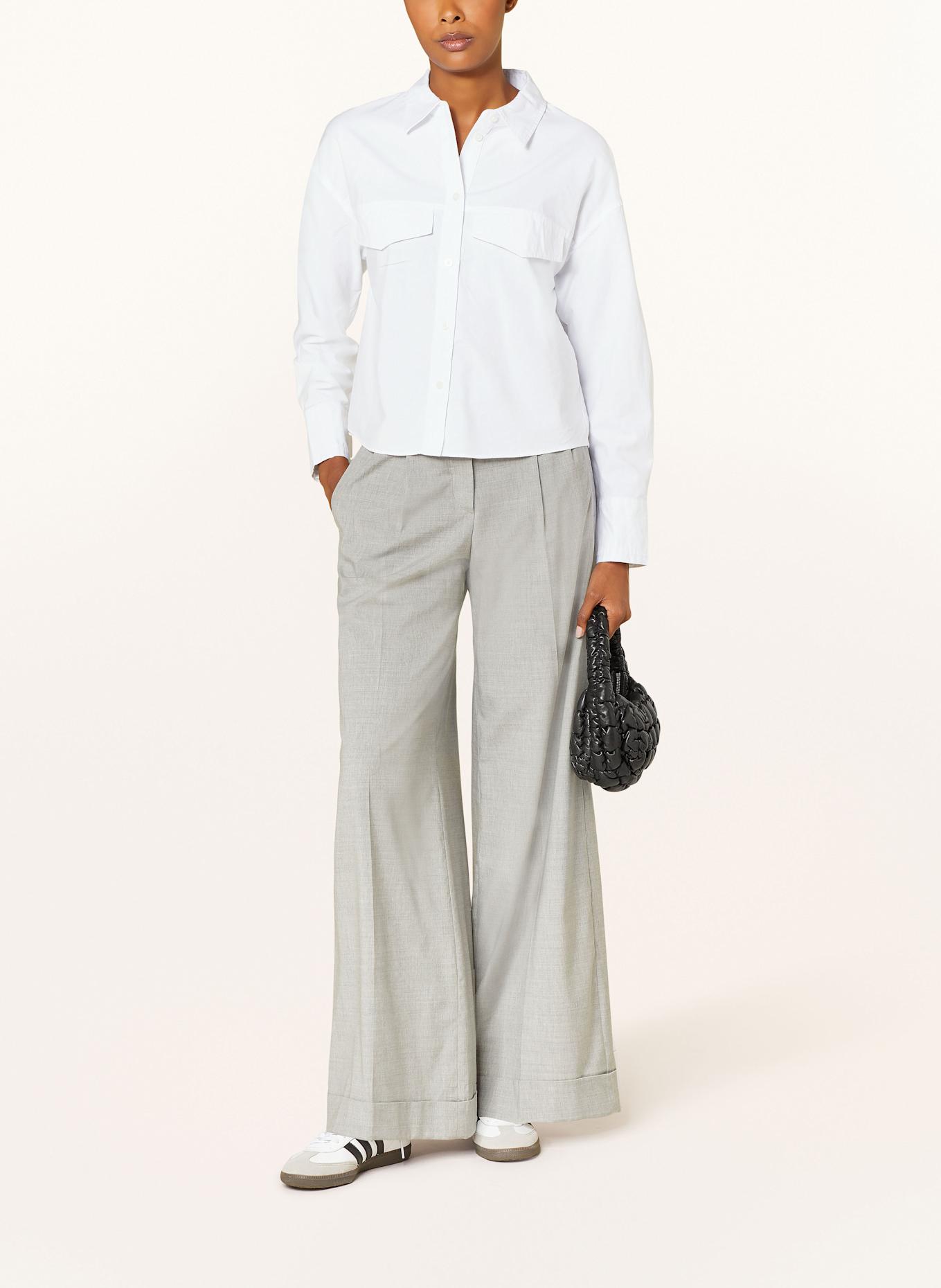 OPUS Cropped-Hemdbluse FINSI, Farbe: WEISS (Bild 2)