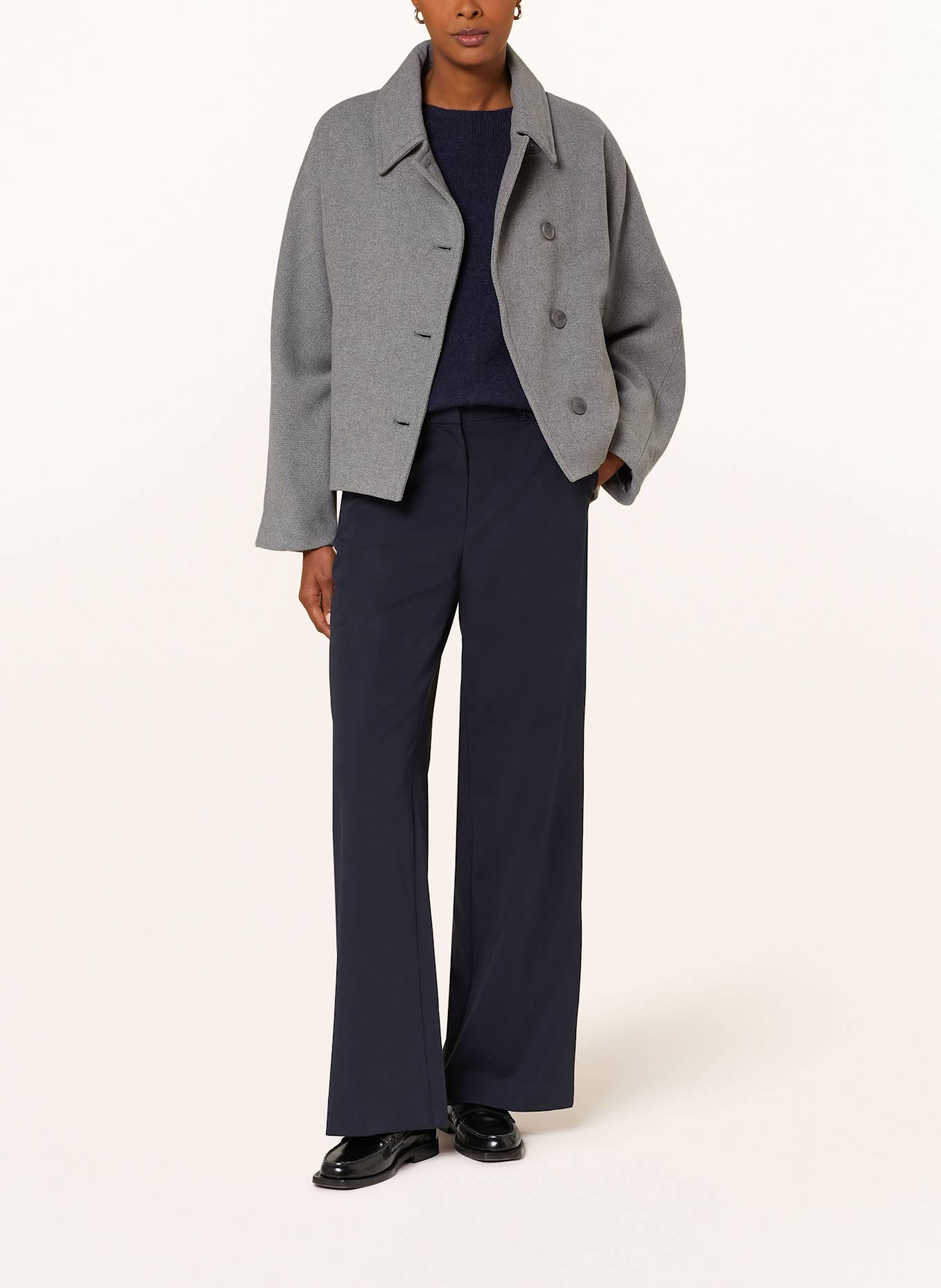OPUS HAJONA pea coat, Color: GRAY (Image 2)