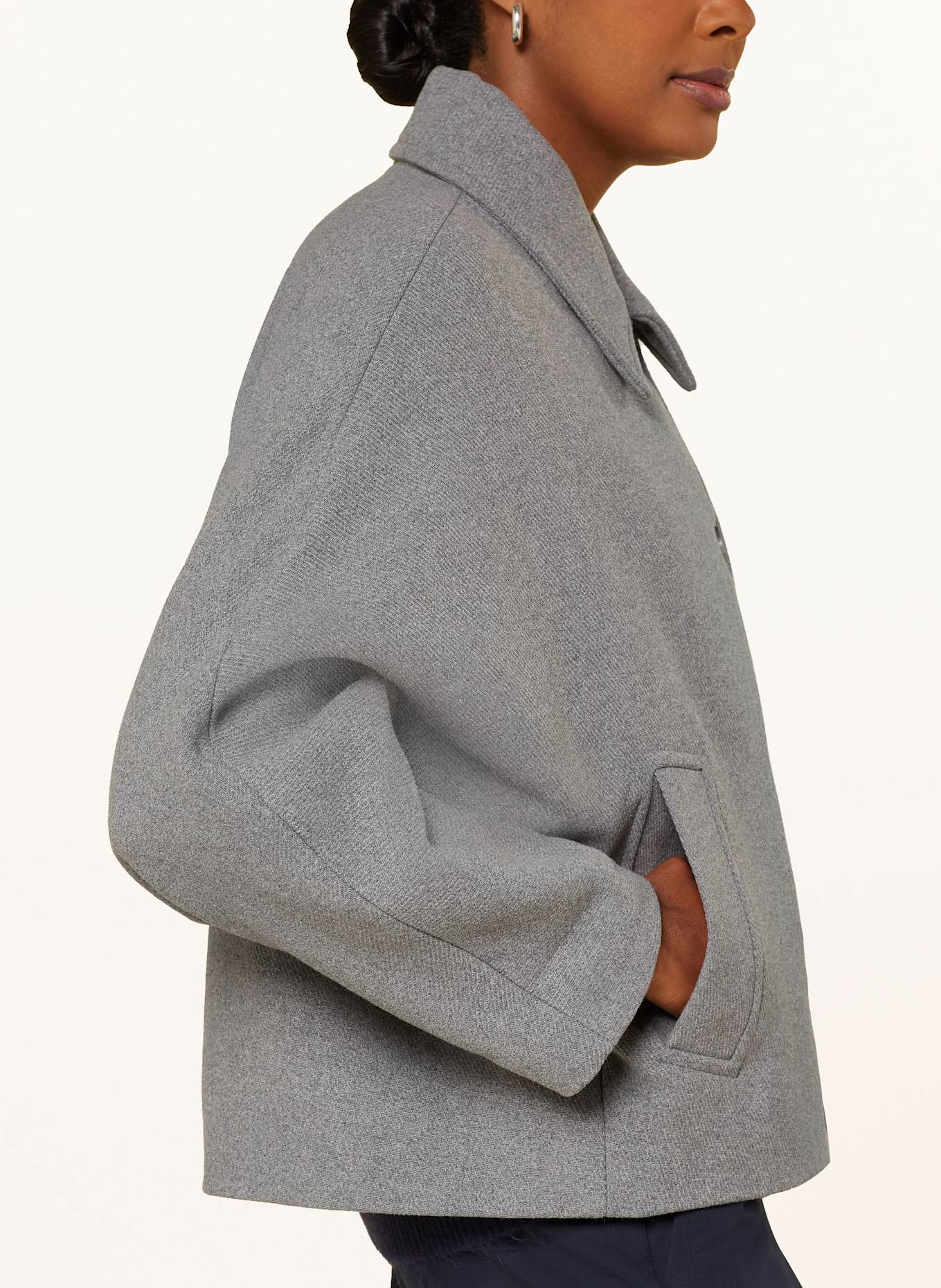 OPUS HAJONA pea coat, Color: GRAY (Image 5)